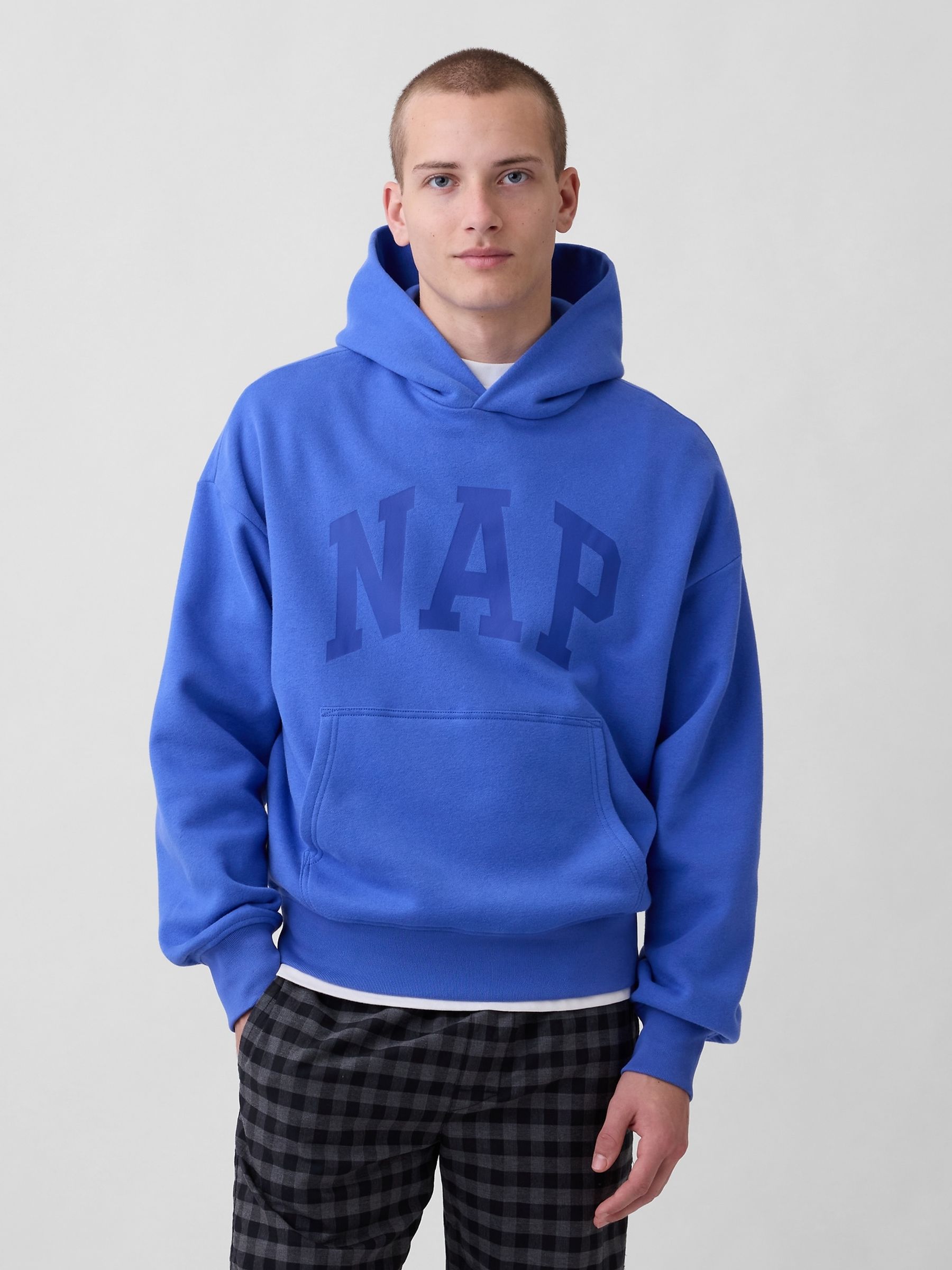 Blue VintageSoft NAP Logo Hoodie - Image 1 of 6