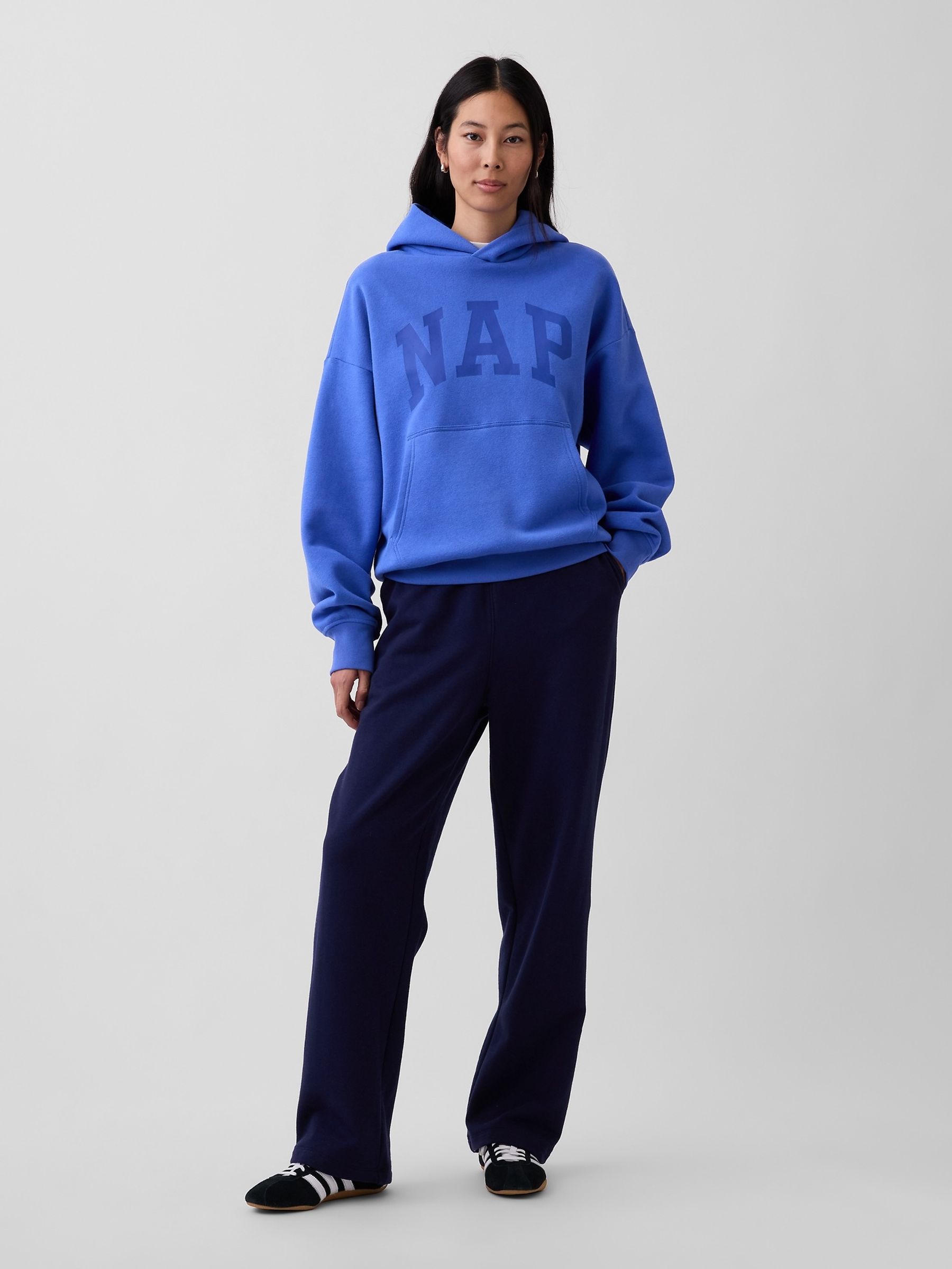 Blue VintageSoft NAP Logo Hoodie - Image 5 of 6