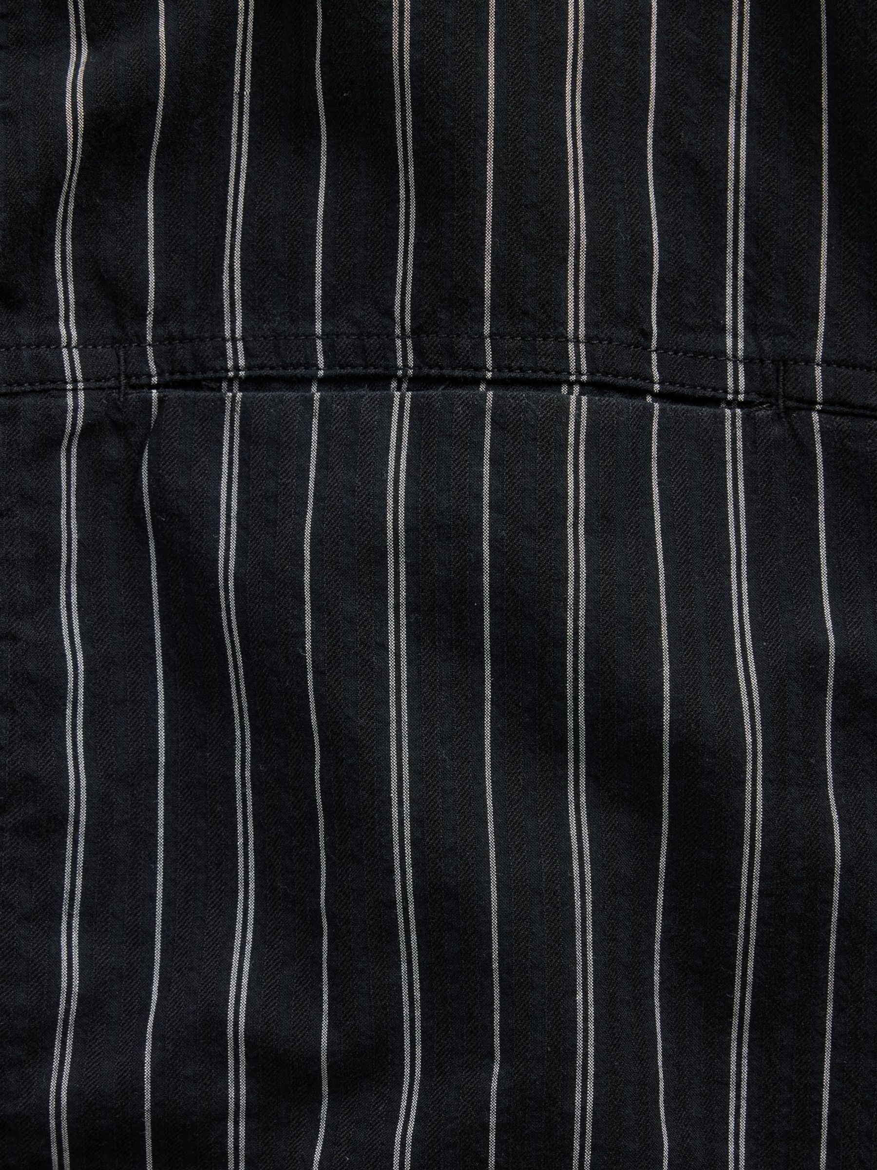 Black Seersucker Holiday Shirt - Image 4 of 4 Black Seersucker Holiday Shirt - Image 4 of 4