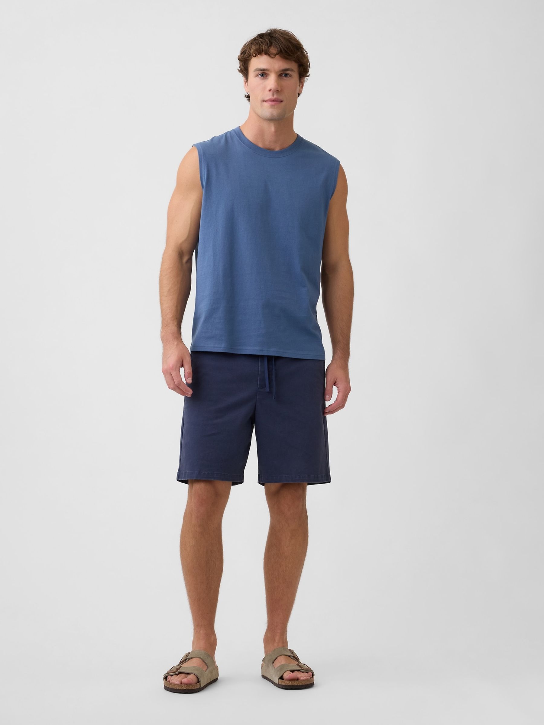 Blue Everyday Soft Relaxed Muscle Vest - Image 3 of 3