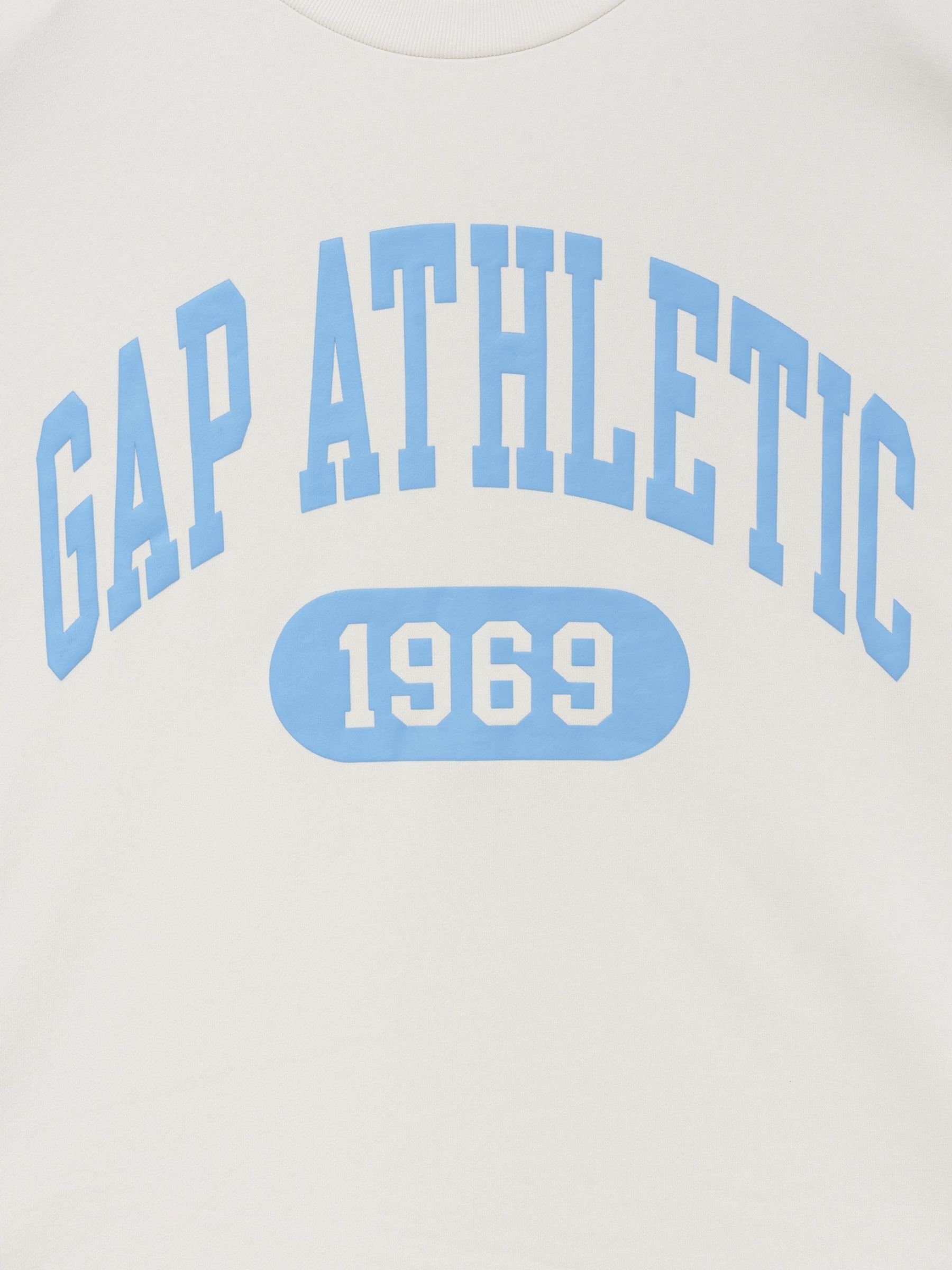 White Relaxed French Terry Graphic Short Sleeve T-Shirt - Image 2 of 2