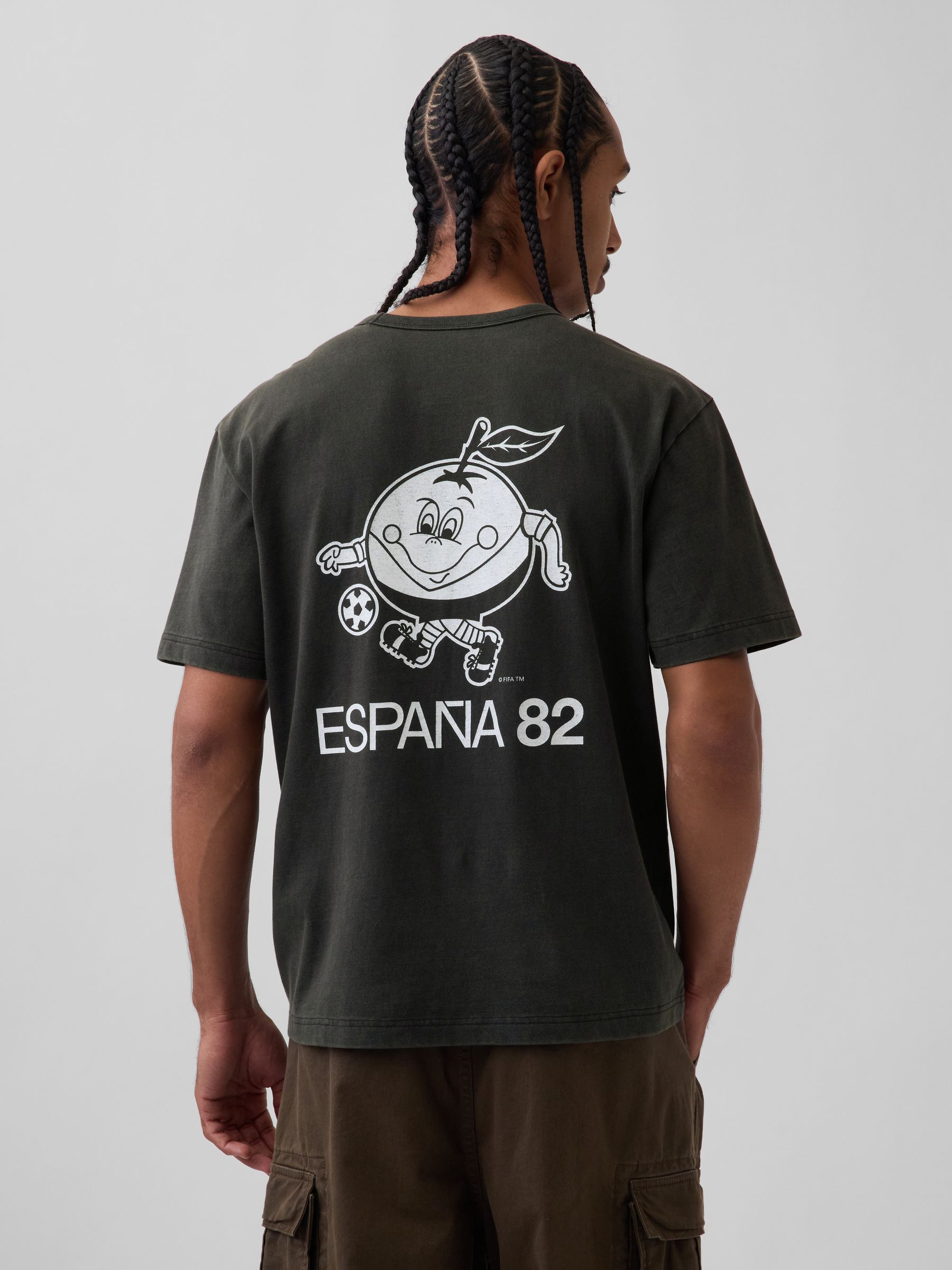 Black Spain FIFA WORLD CUP™ Relaxed Graphic Short Sleeve T-Shirt - Image 2 of 5