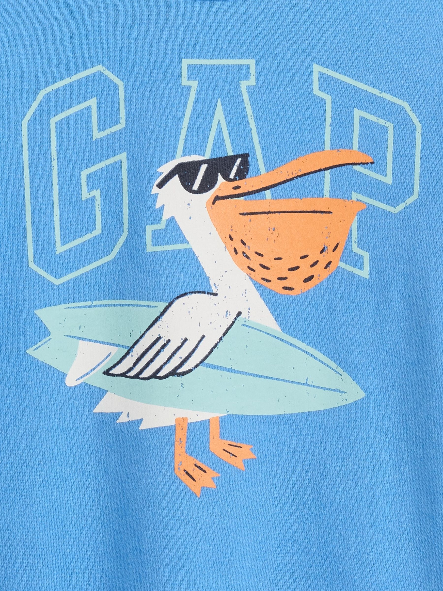 Blue Pelican Graphic Logo Short Sleeve T-Shirt - Image 4 of 4