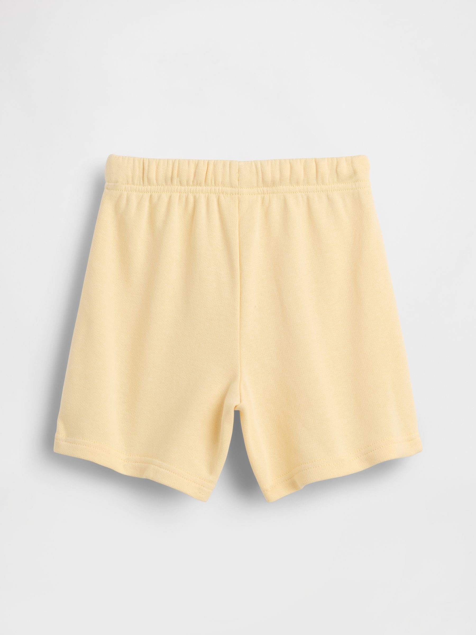 Yellow Relaxed Pull On French Terry Shorts - Image 2 of 3