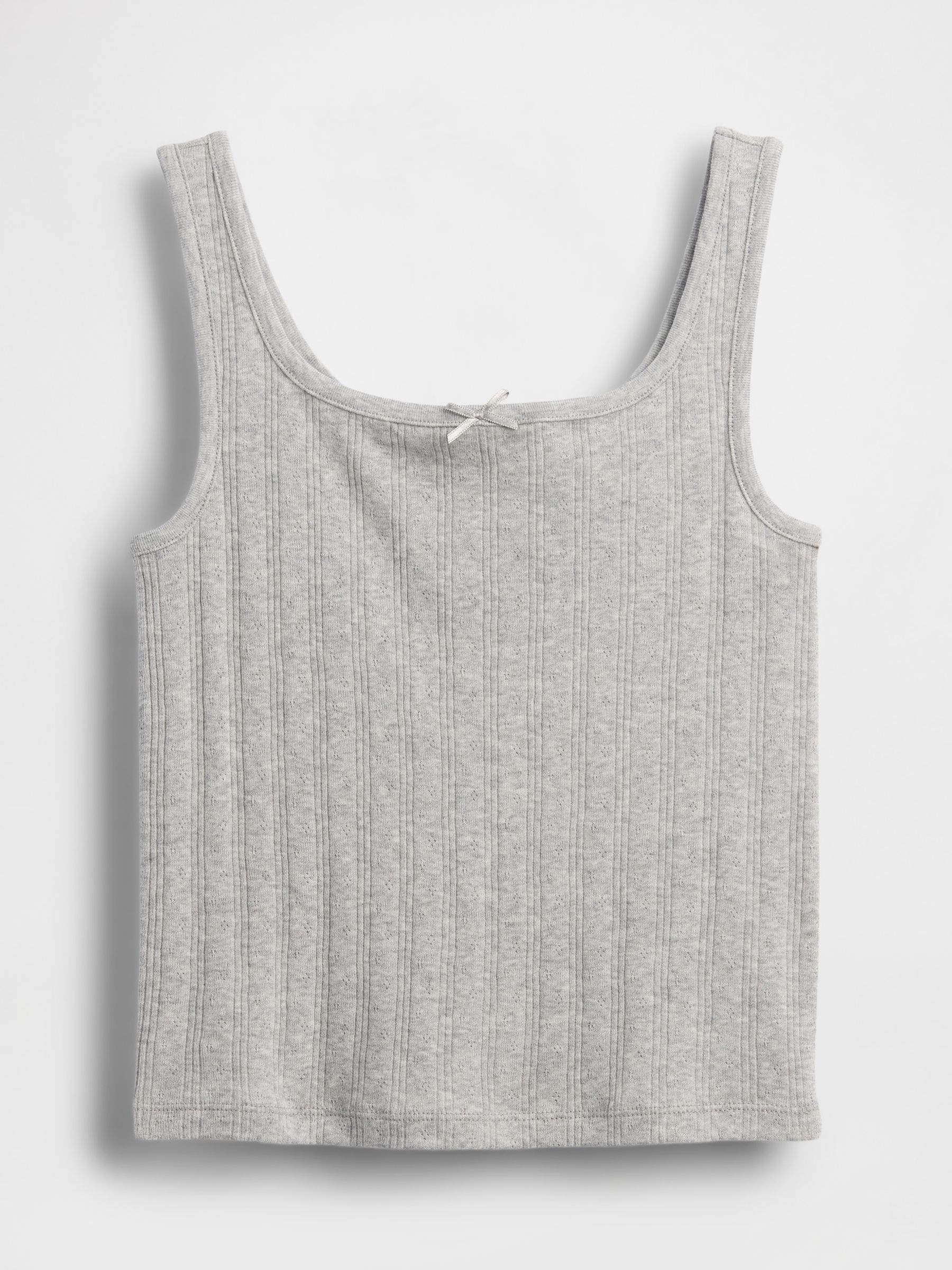 Grey Pointelle Vest - Image 3 of 4