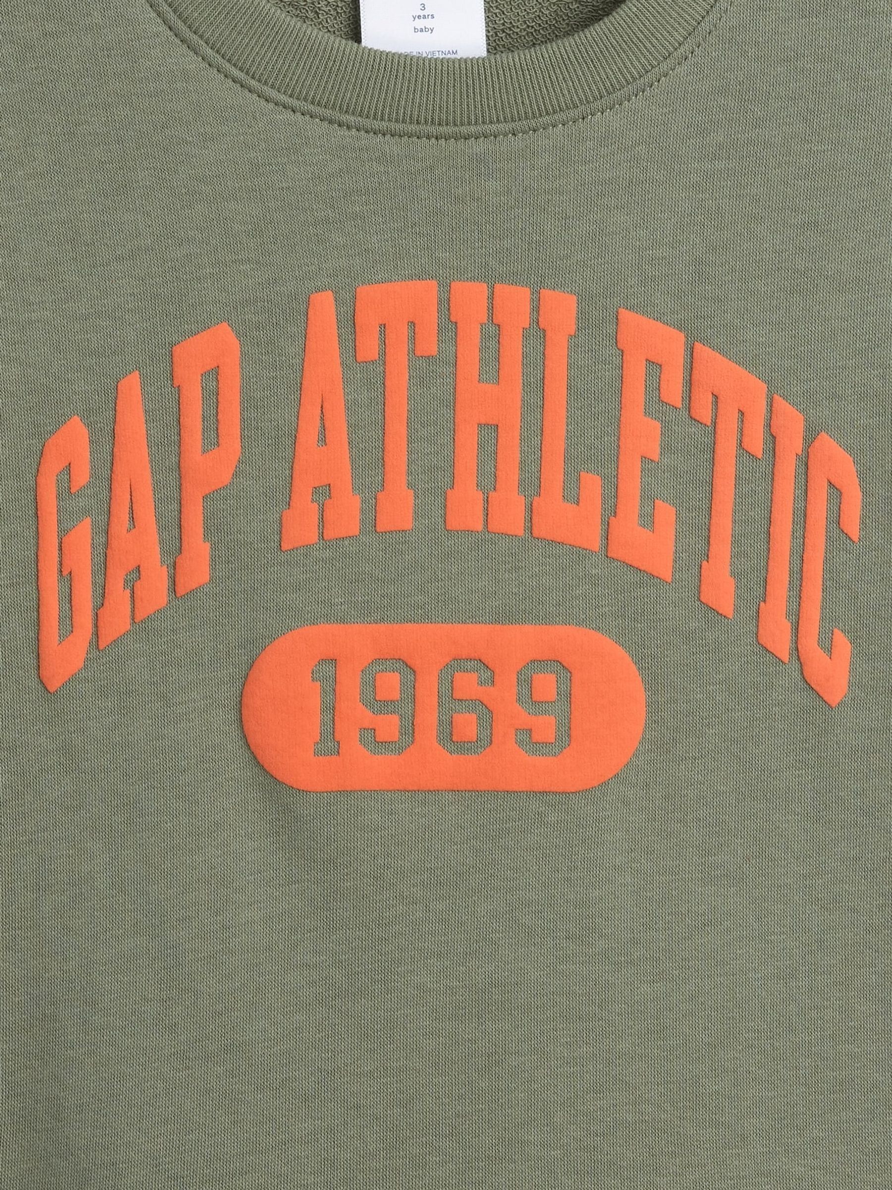 Green French Terry Short Sleeve Sweatshirt - Image 3 of 3