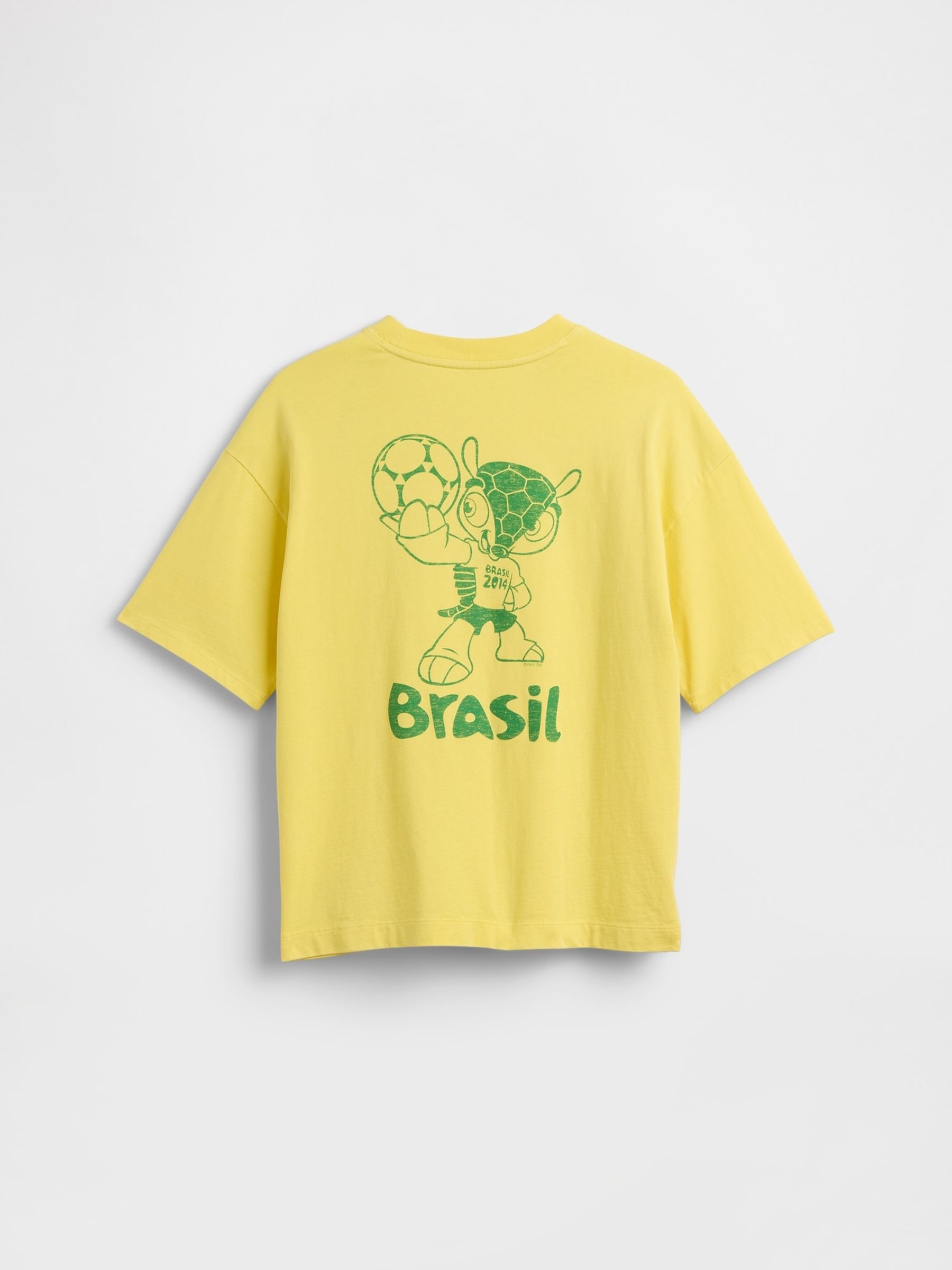 Yellow Brazil FIFA WORLD CUP™ Graphic Short Sleeve T-Shirt - Image 2 of 3