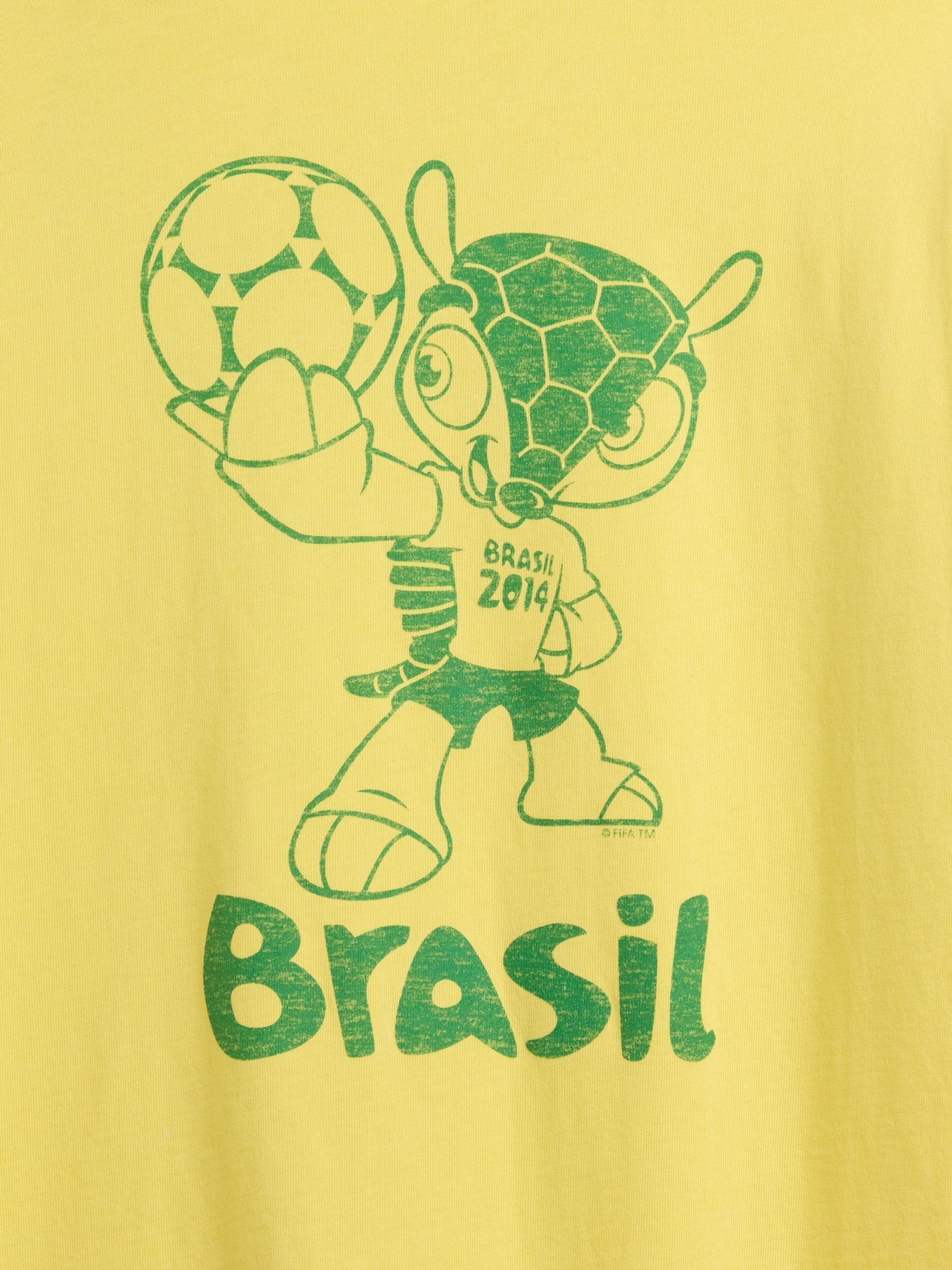 Yellow Brazil FIFA WORLD CUP™ Graphic Short Sleeve T-Shirt - Image 3 of 3
