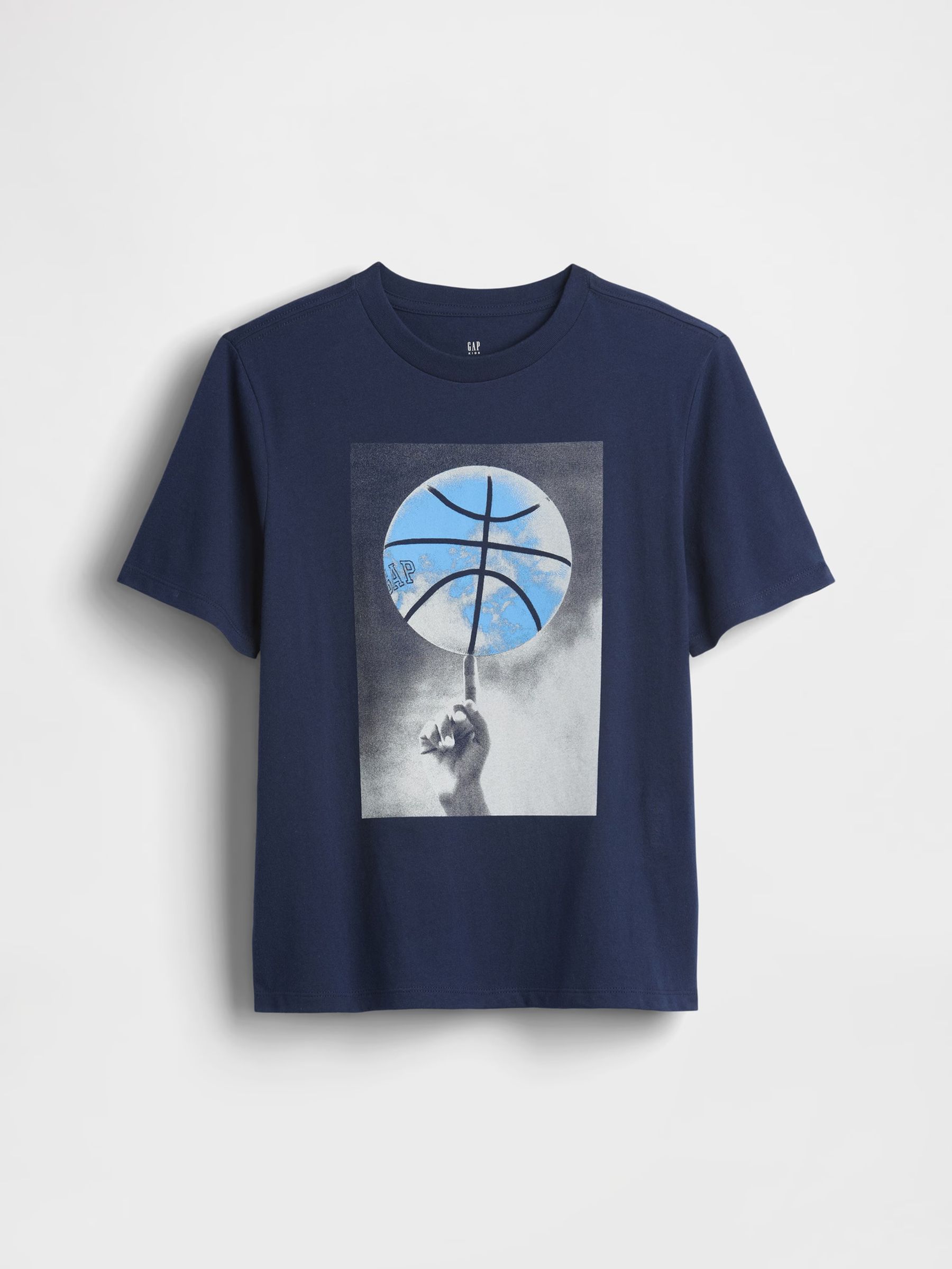 Navy Basketbal Graphic T-Shirt - Image 1 of 3