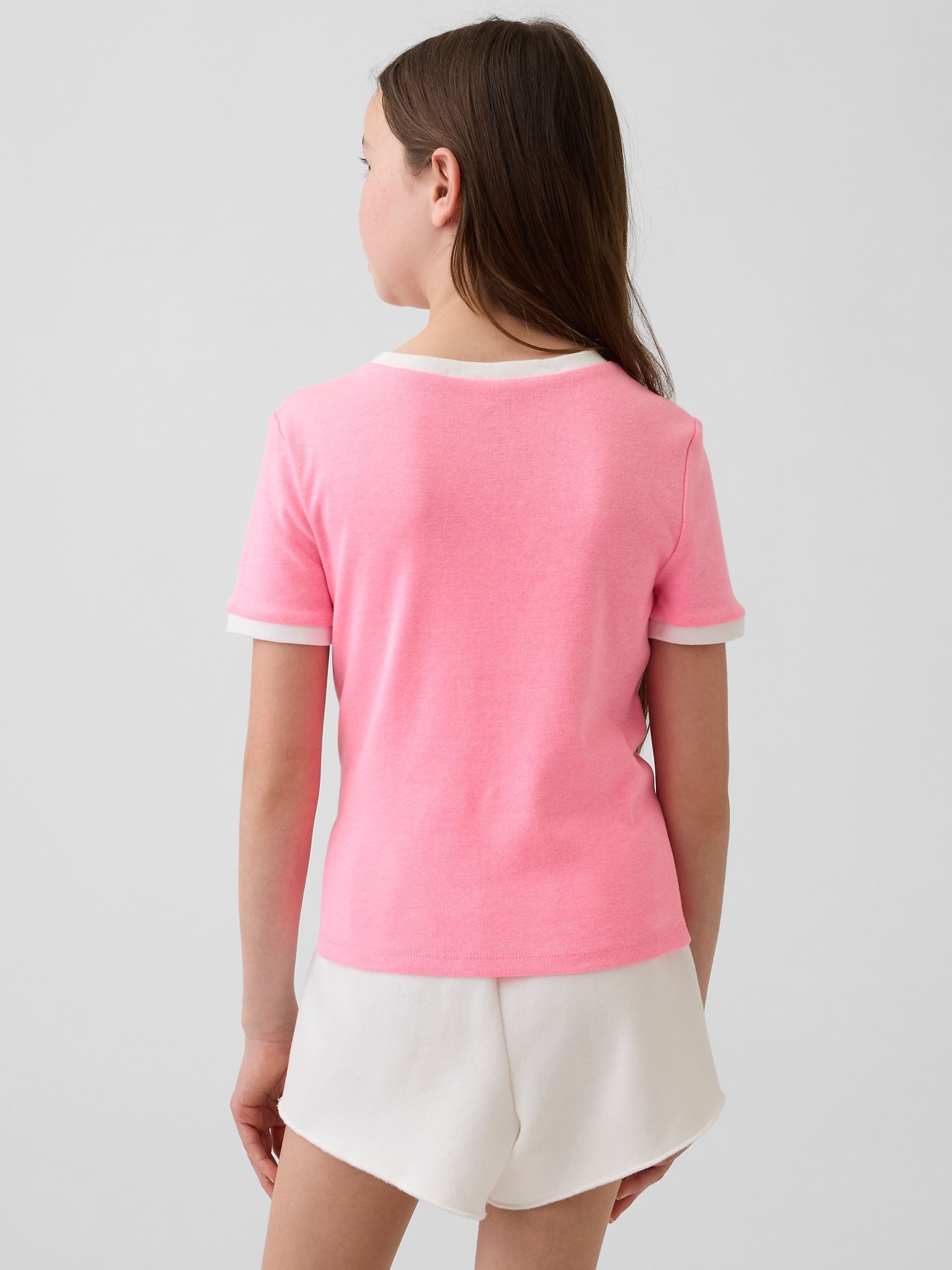 Pink Ringer Graphic Short Sleeve T-Shirt - Image 2 of 4