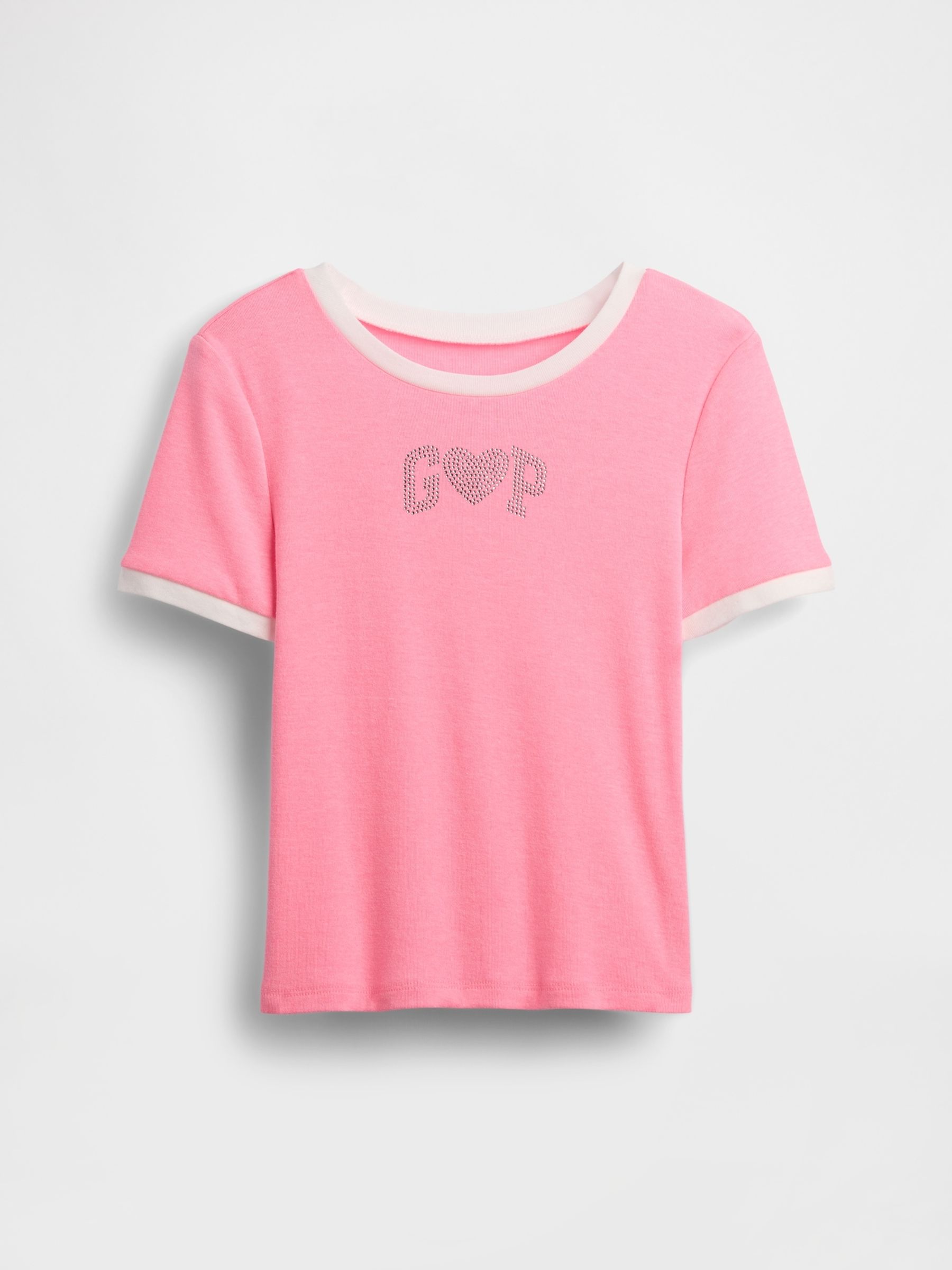 Pink Ringer Graphic Short Sleeve T-Shirt - Image 3 of 4