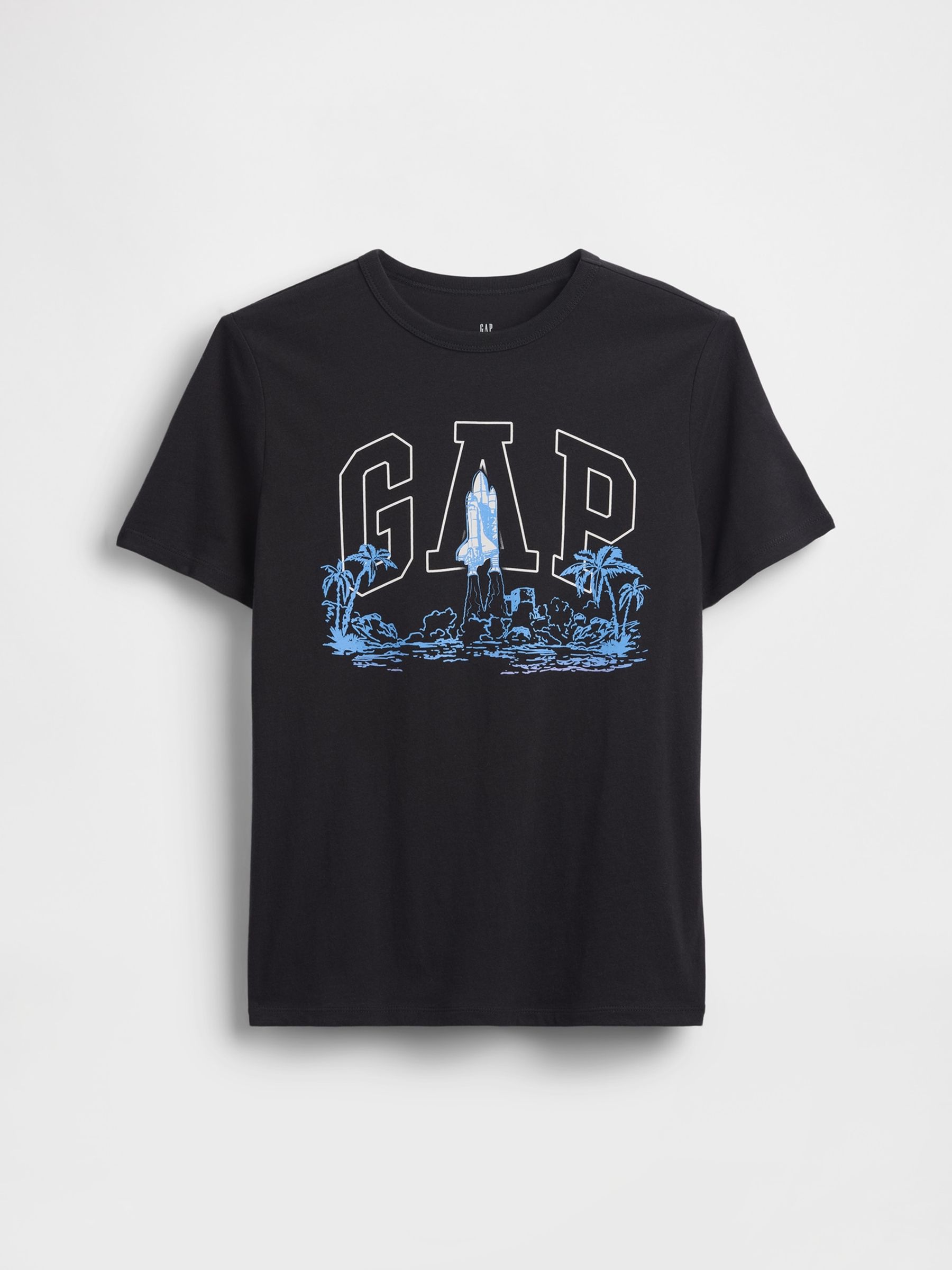 Black Rocket Graphic Short Sleeve T-Shirt - Image 1 of 3