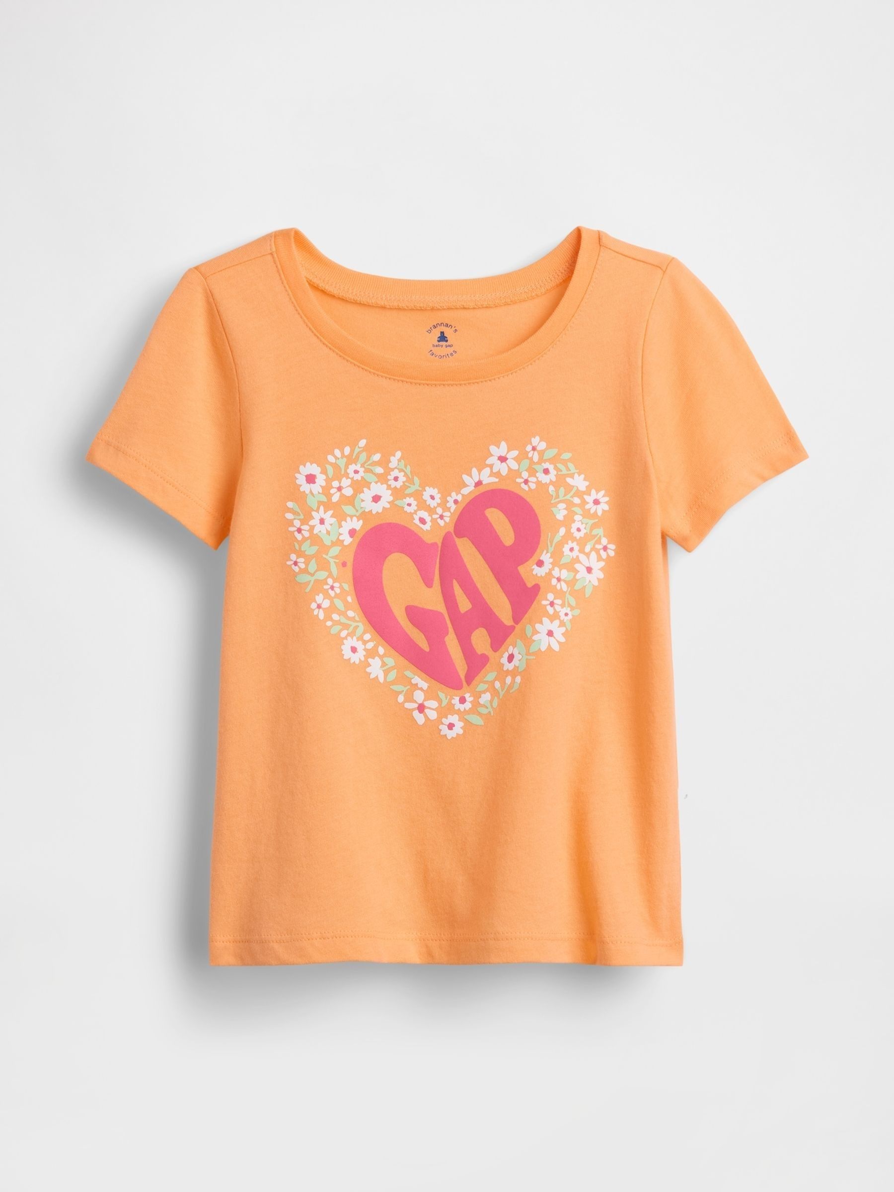 Orange Graphic Short Sleeve T-Shirt - Image 1 of 3