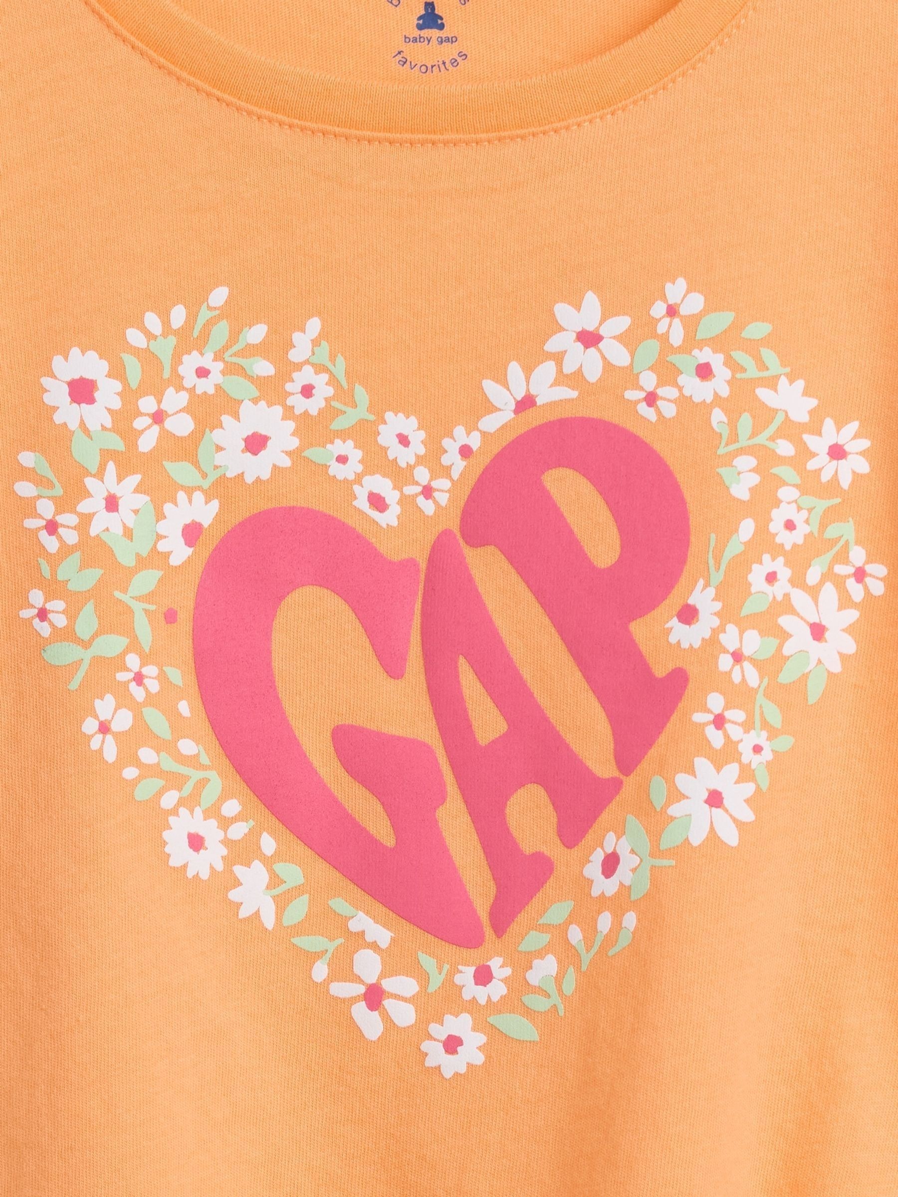 Orange Graphic Short Sleeve T-Shirt - Image 3 of 3