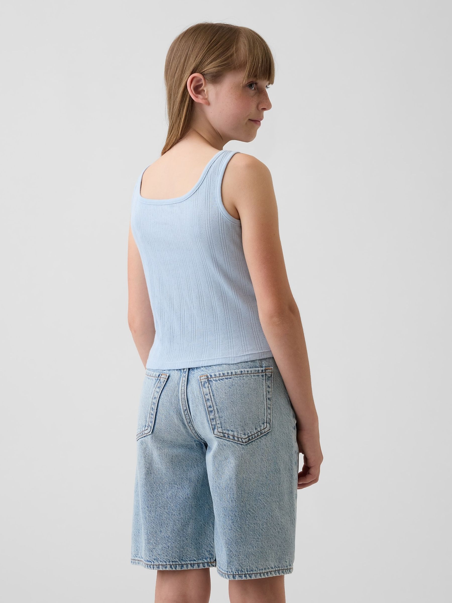 Blue Pointelle Vest - Image 2 of 4