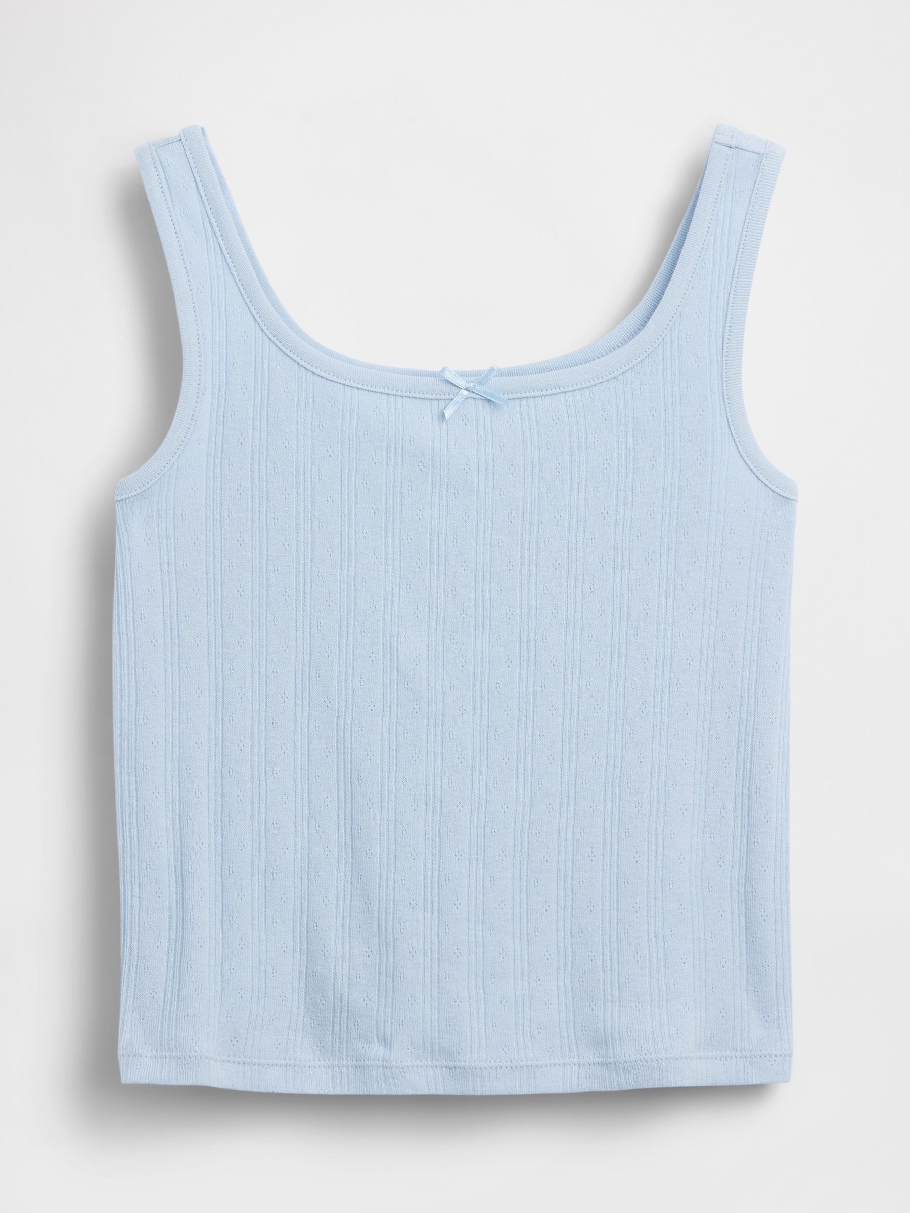 Blue Pointelle Vest - Image 3 of 4