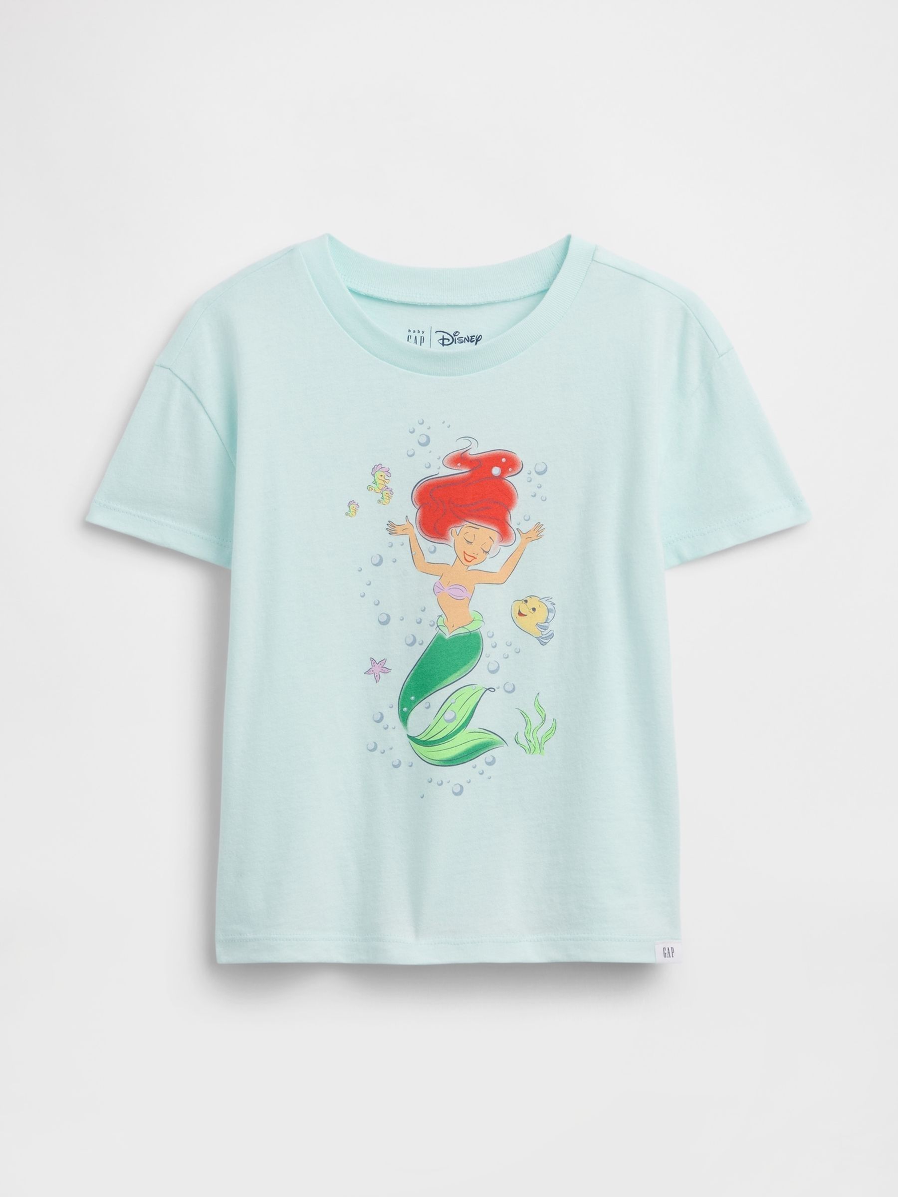 Blue Ariel Disney Graphic T-Shirt - Image 1 of 3