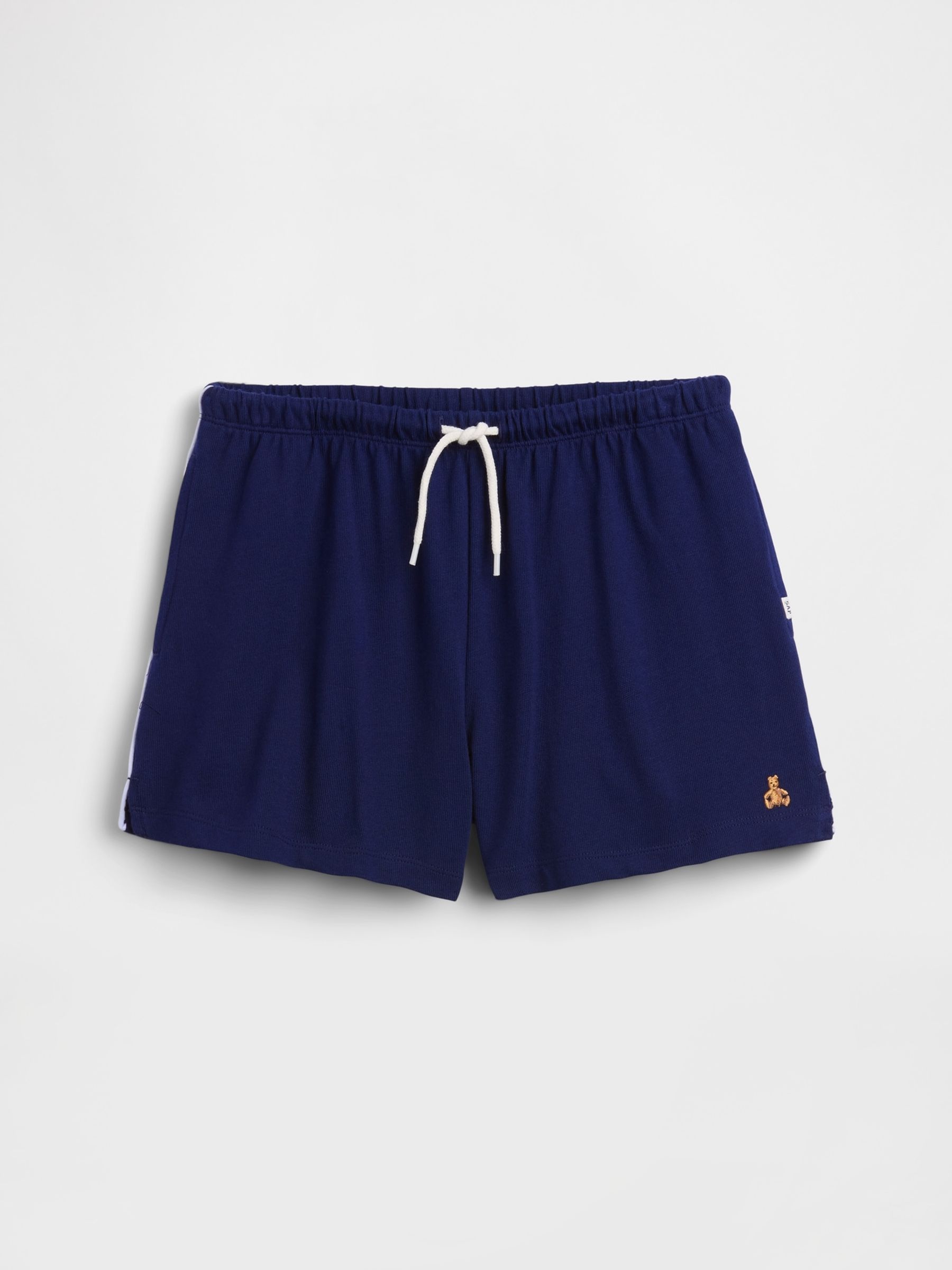 Navy Blue Relaxed Easy Shorts - Image 4 of 6