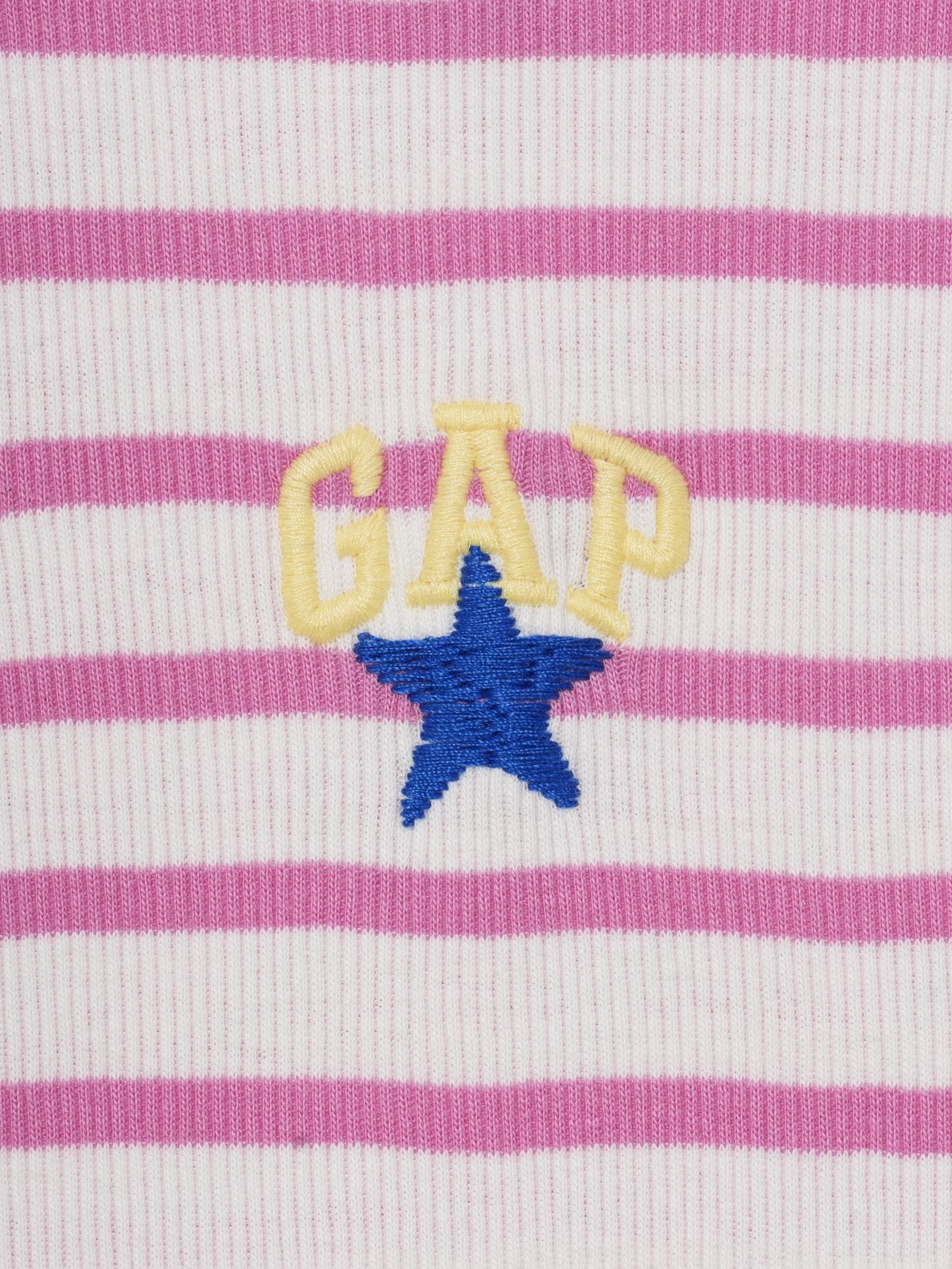 Pink Graphic Logo Rib Vest - Image 3 of 3