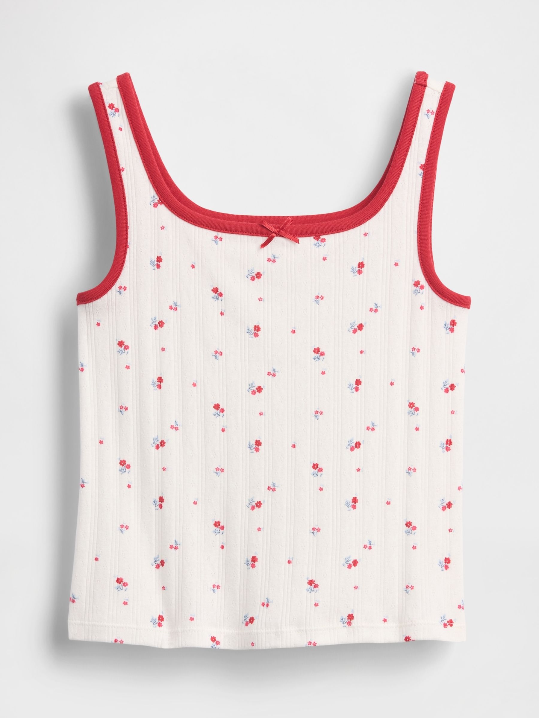 Red Pointelle Vest - Image 3 of 3