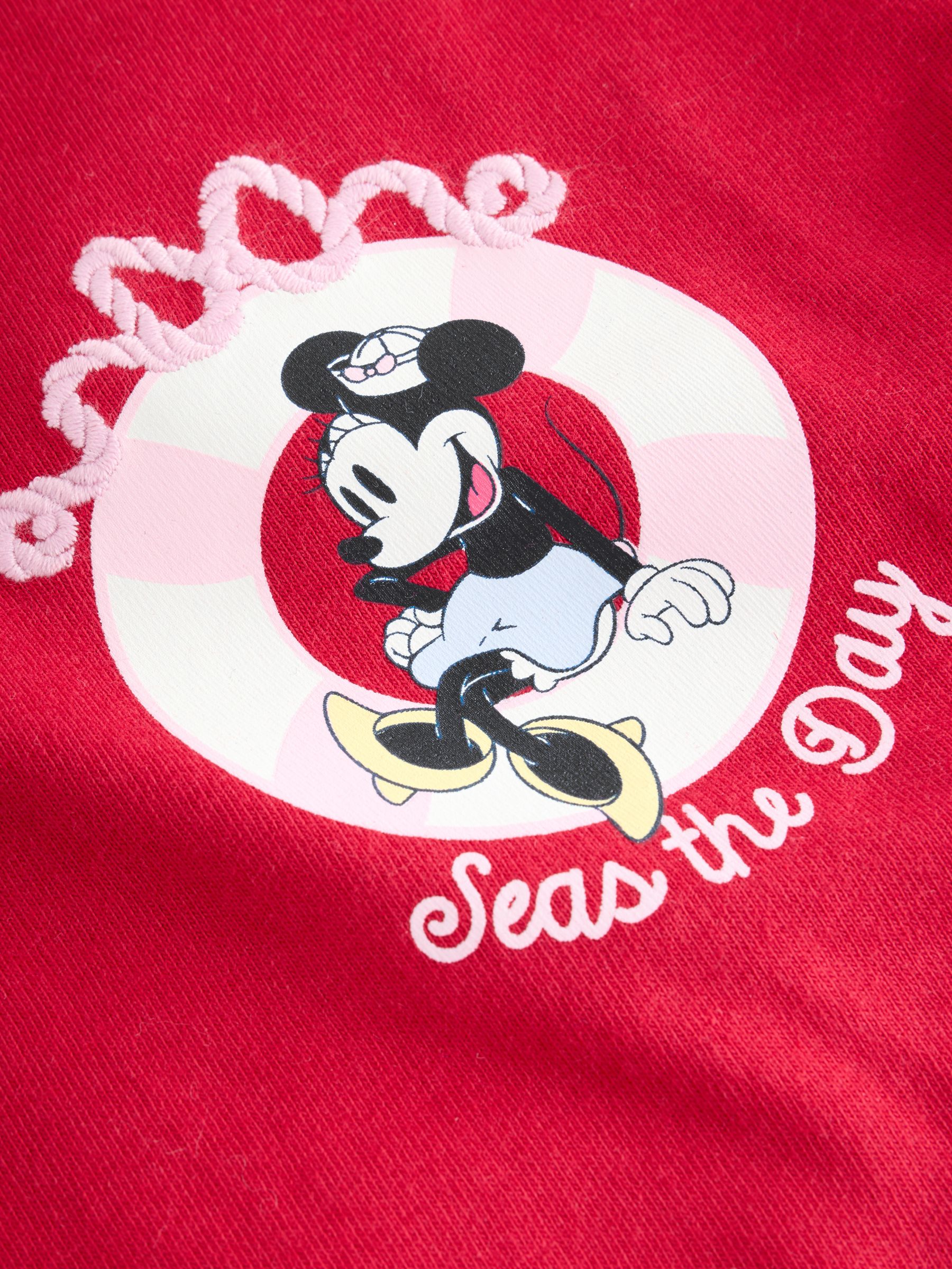 Red Minnie Mouse Graphic Short Sleeve T-Shirt - Image 6 of 7