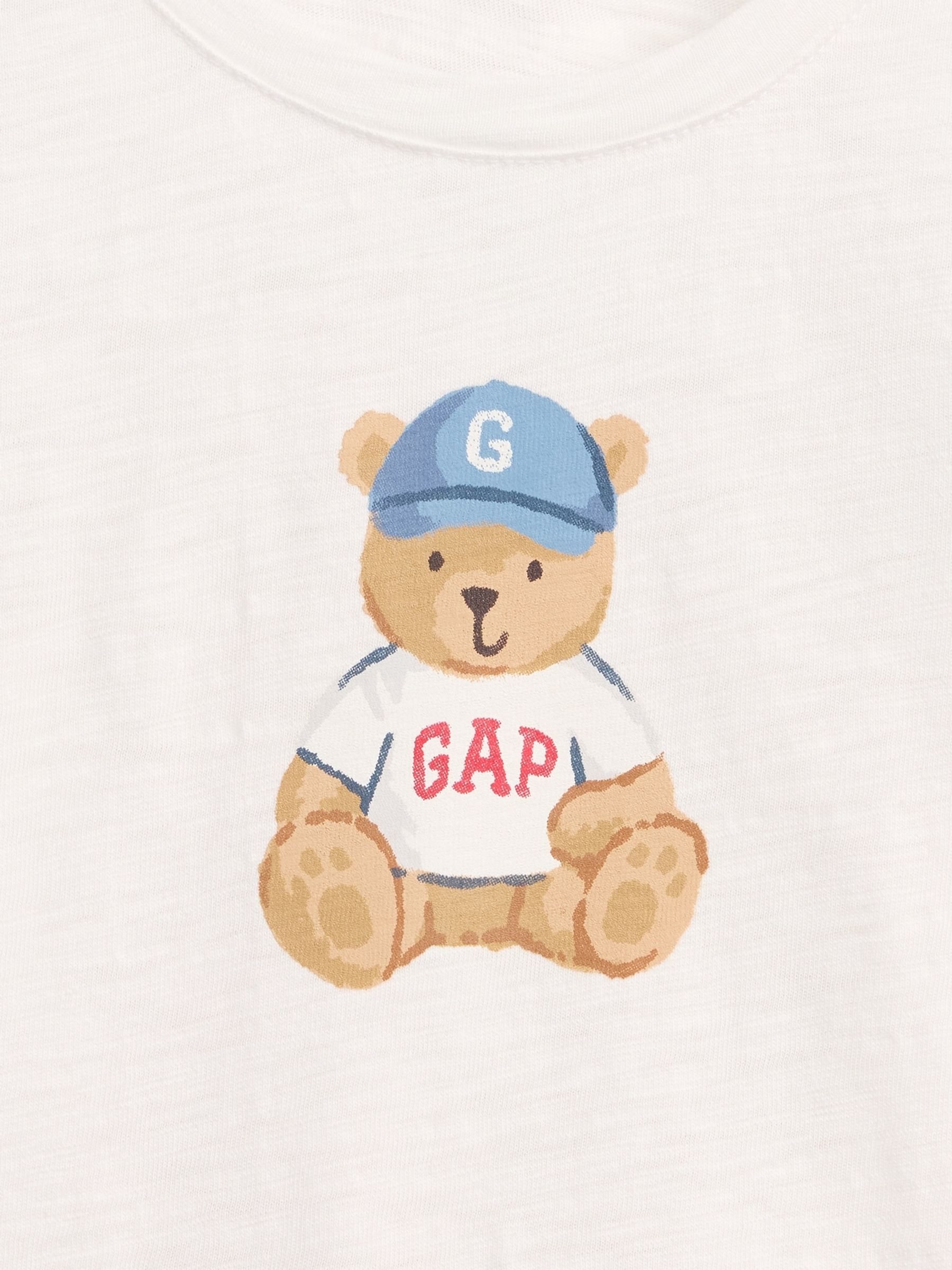 Cream Brannan Bear Puff-Sleeve T-Shirt - Image 4 of 4