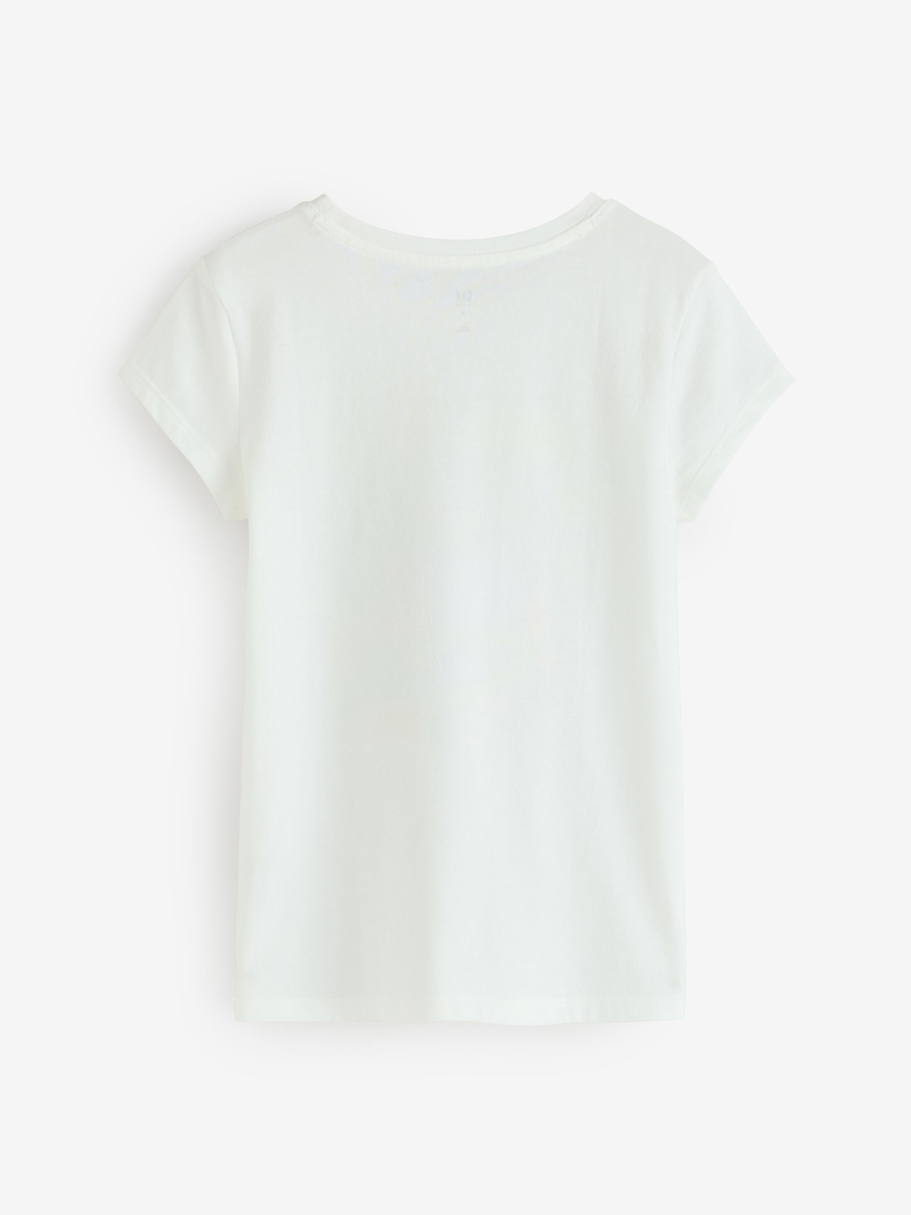 White Riviera Graphic Short Sleeve T-Shirt - Image 2 of 4 White Riviera Graphic Short Sleeve T-Shirt - Image 2 of 4