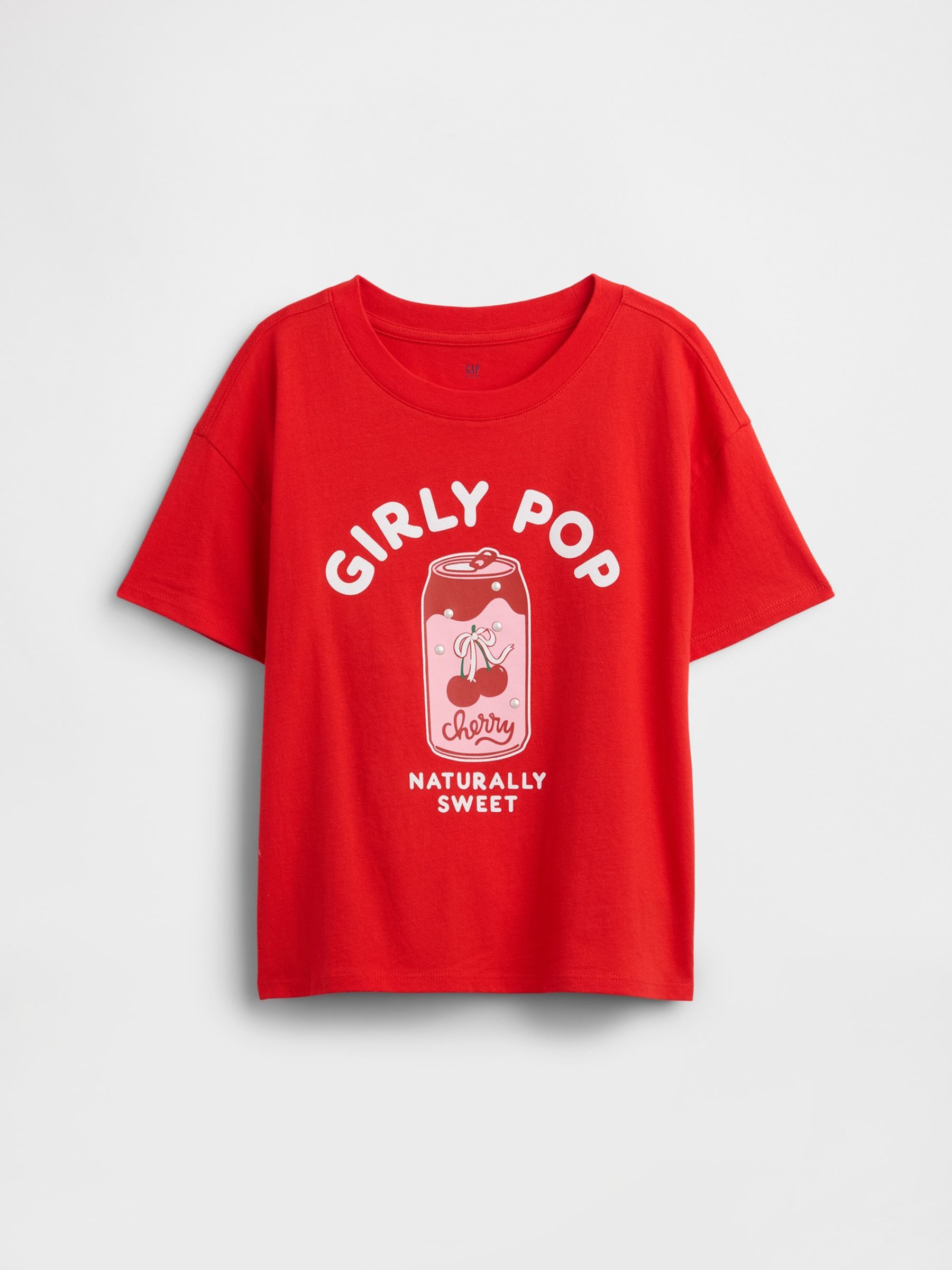 Red Oversized Graphic T-Shirt - Image 1 of 3 Red Oversized Graphic T-Shirt - Image 1 of 3