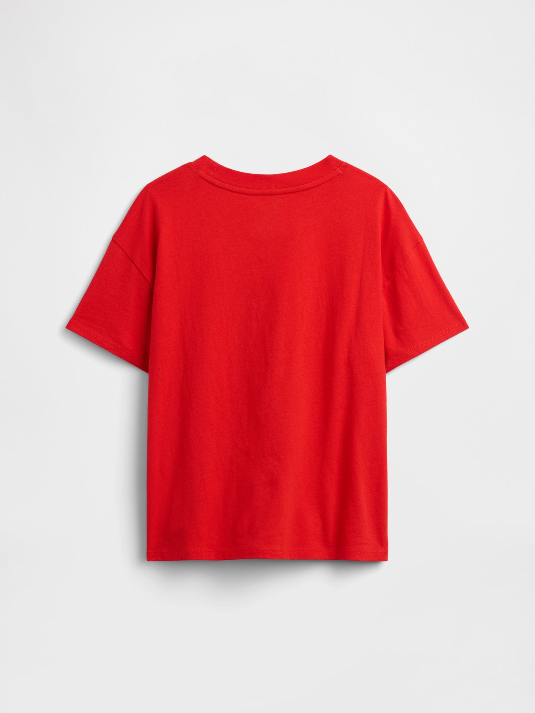Red Oversized Graphic T-Shirt - Image 2 of 3