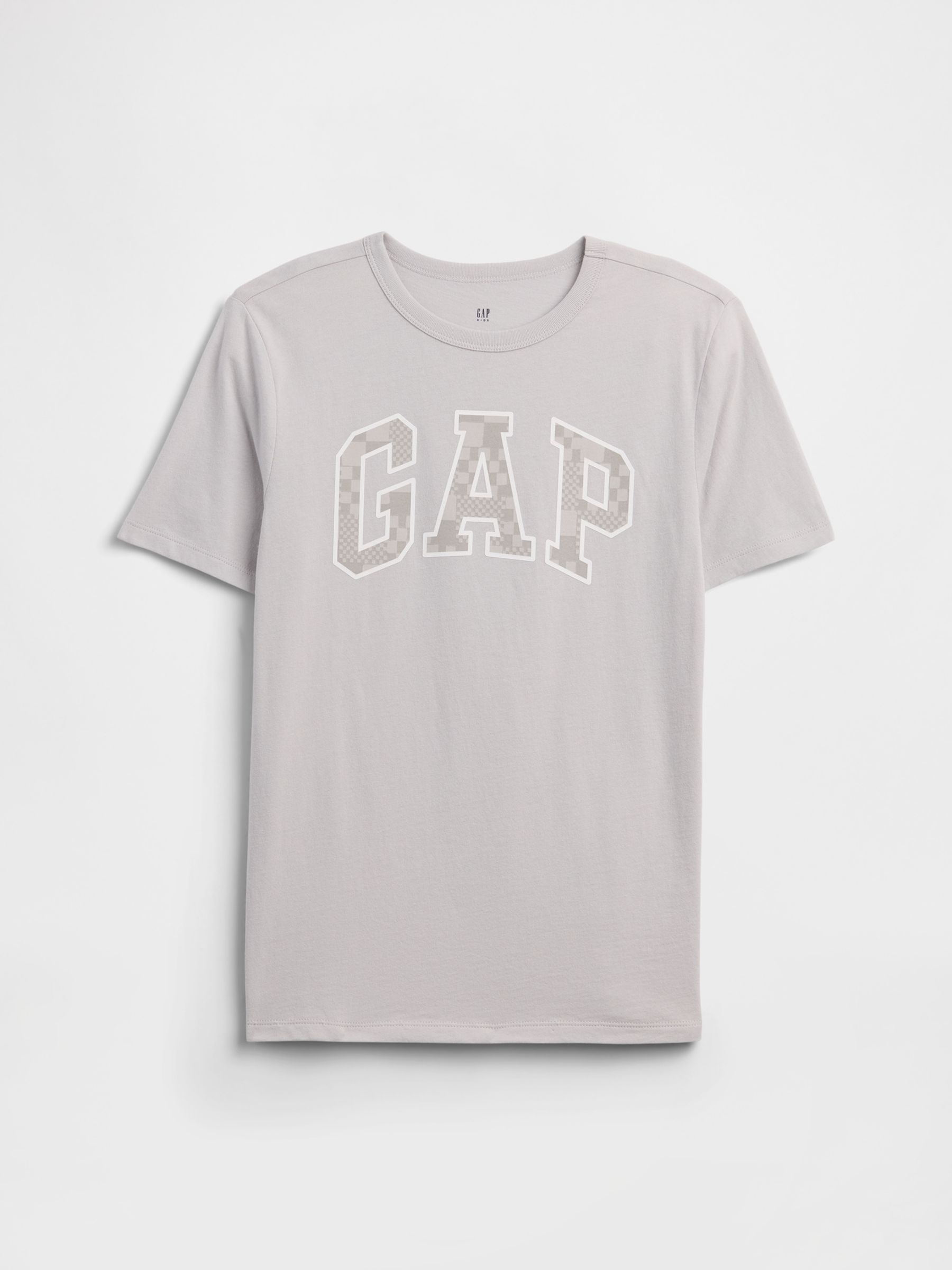 Grey Pixel Graphic Short Sleeve T-Shirt - Image 1 of 3
