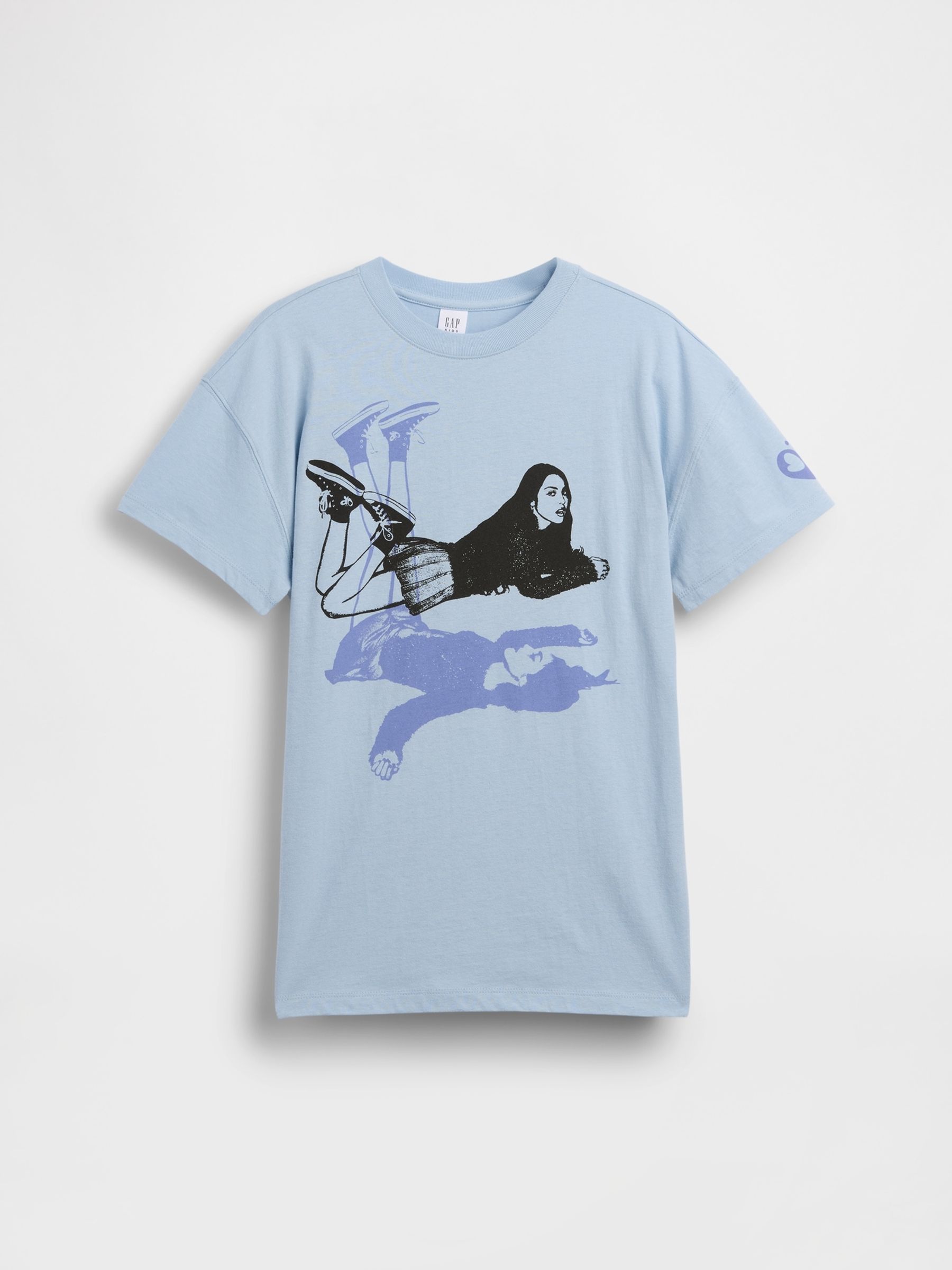 Blue Olivia Rodrigo Oversized T-Shirt - Image 2 of 3