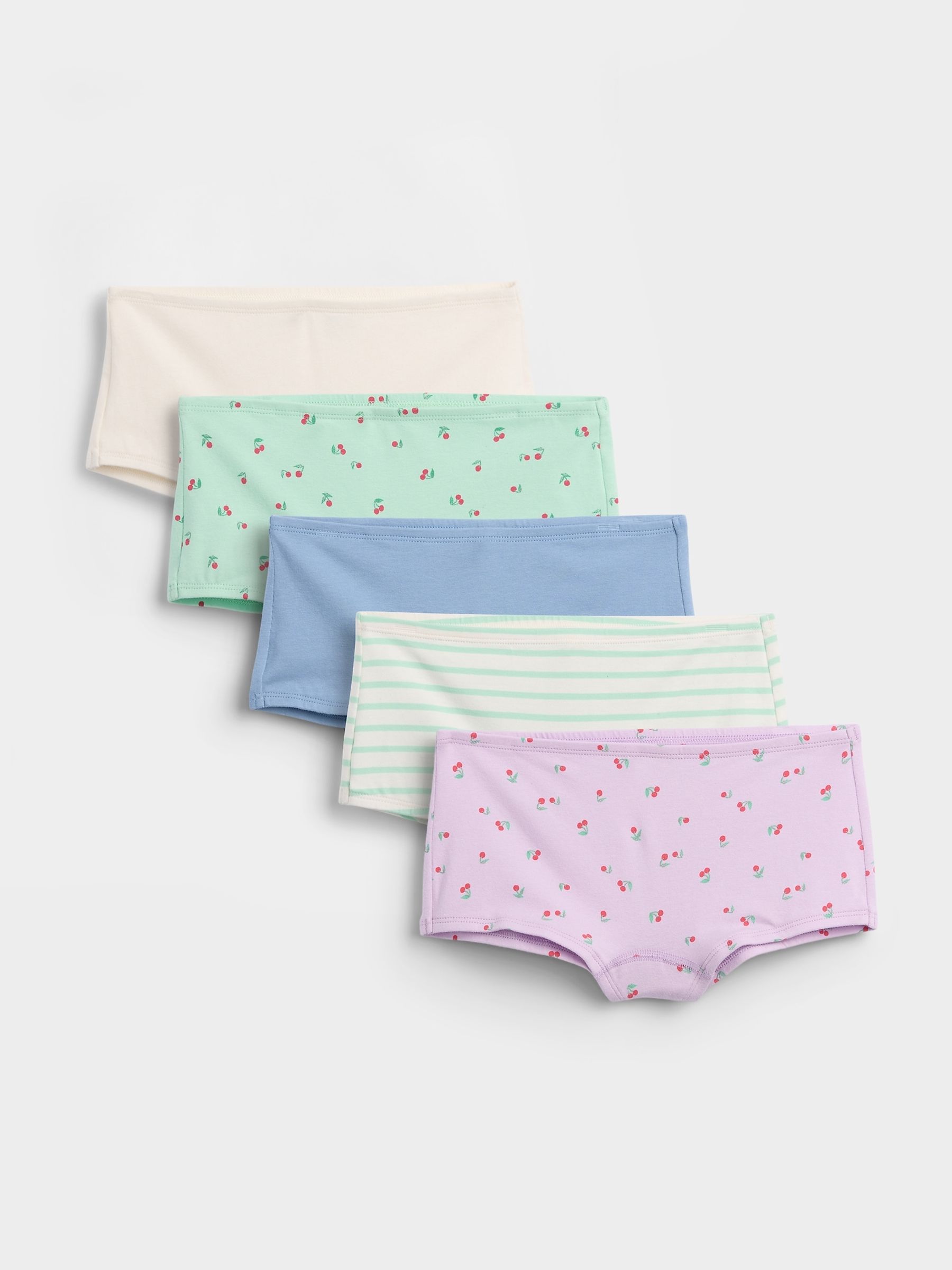 Green Stretch Cotton Hipster Briefs 5-Pack - Image 1 of 1