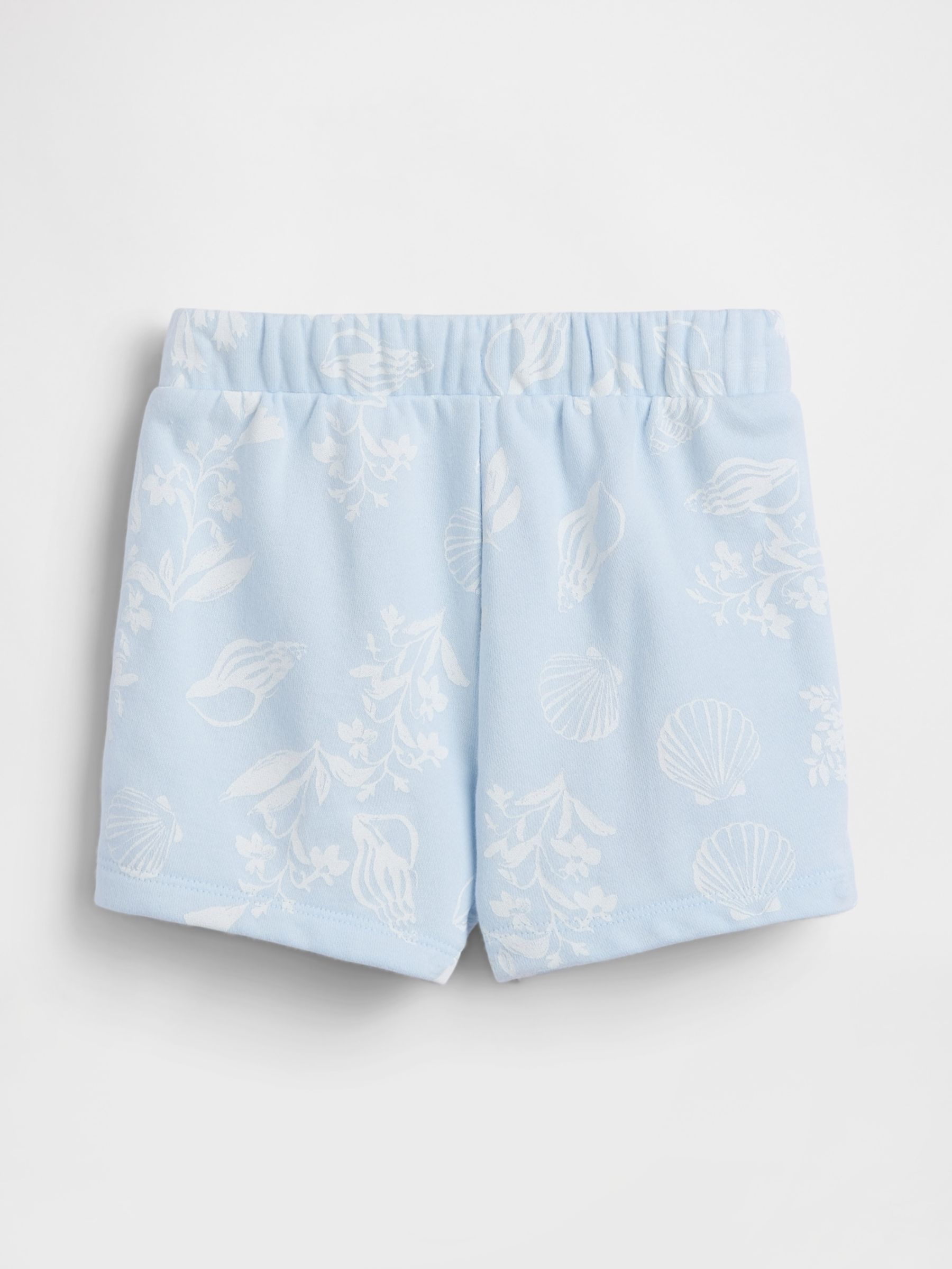 Beachy Blue Logo French Terry Pull On Shorts - Image 2 of 3