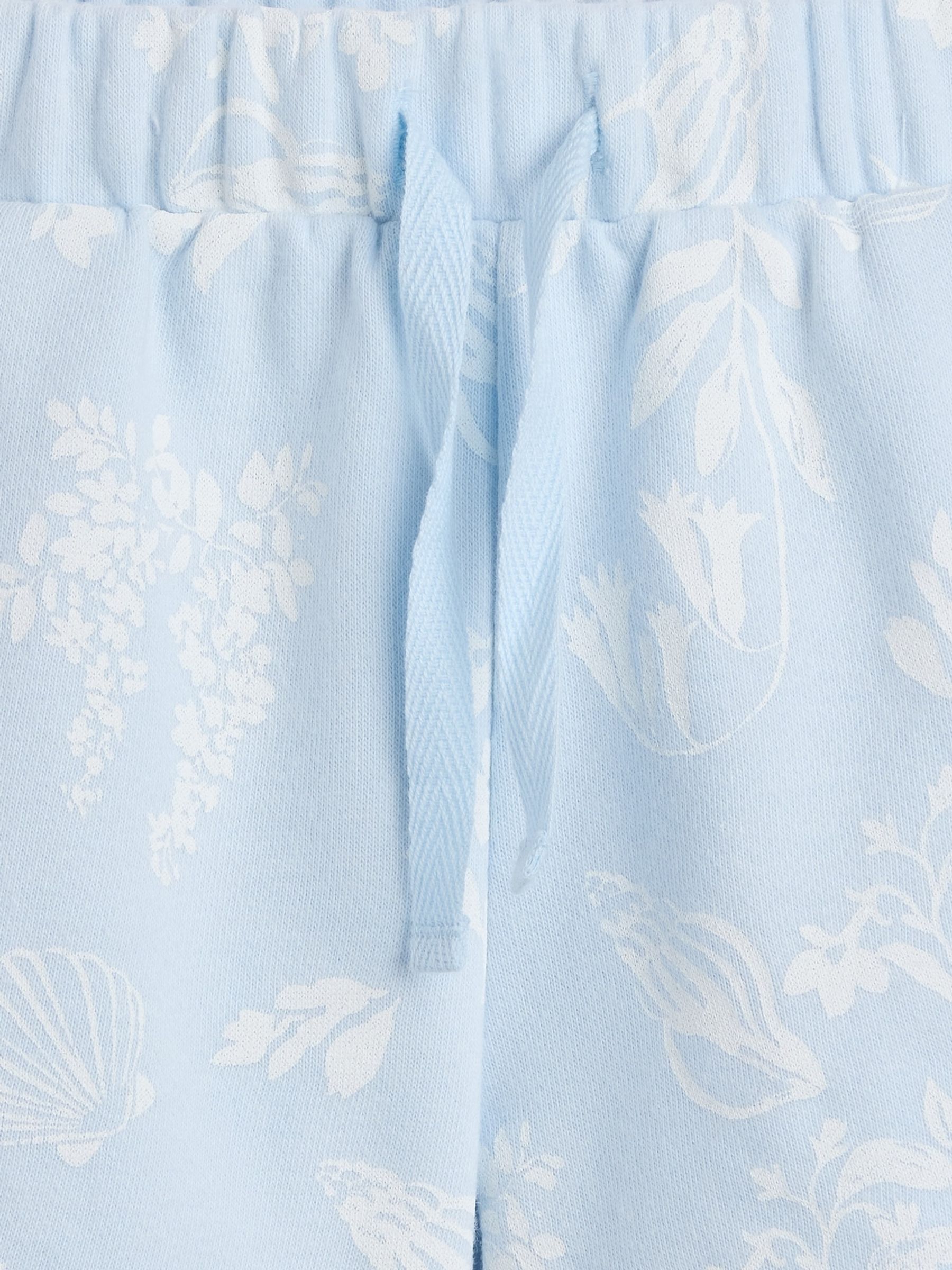 Beachy Blue Logo French Terry Pull On Shorts - Image 3 of 3