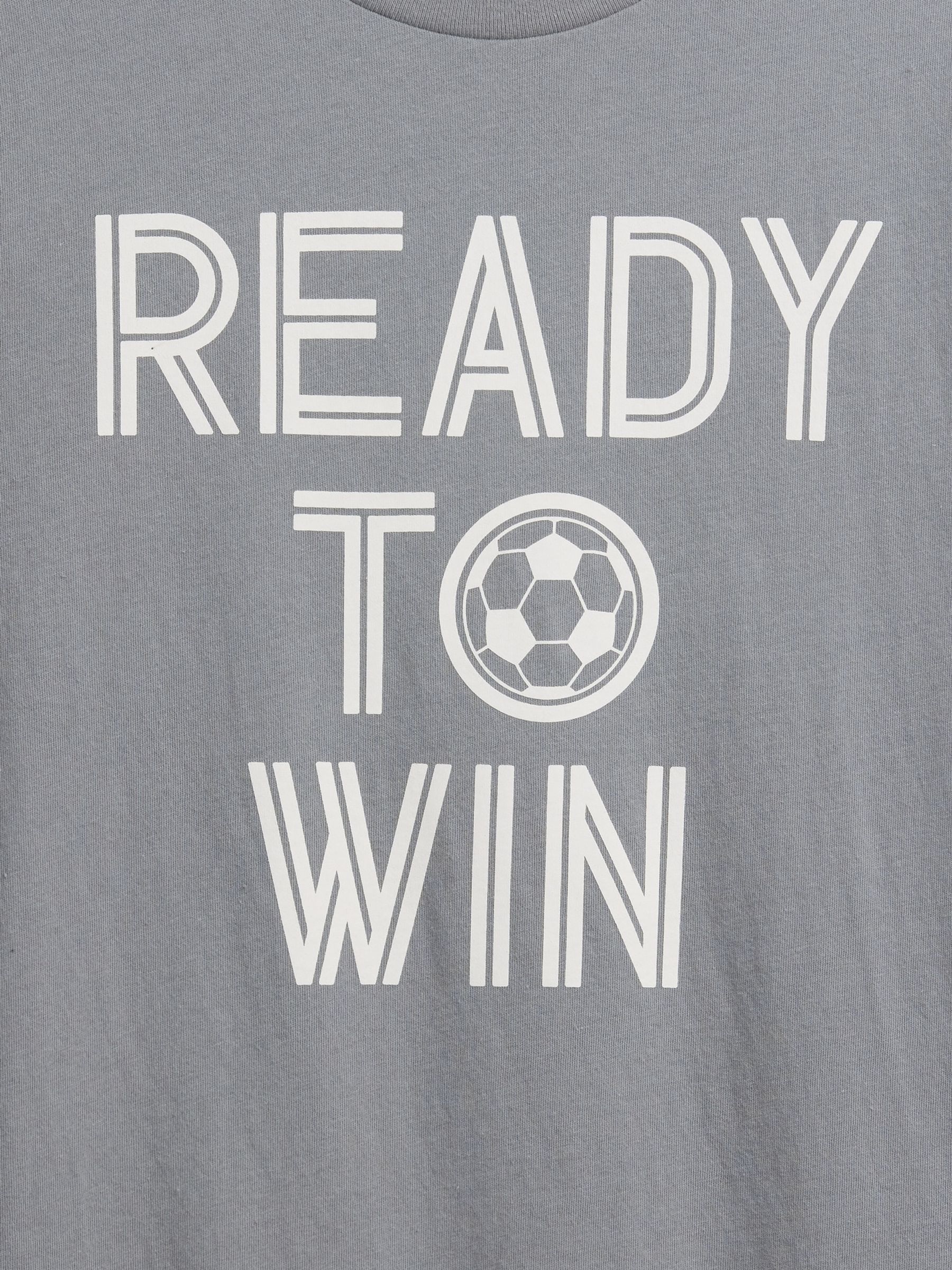 Grey Slogan Graphic Short Sleeve T-Shirt - Image 2 of 3
