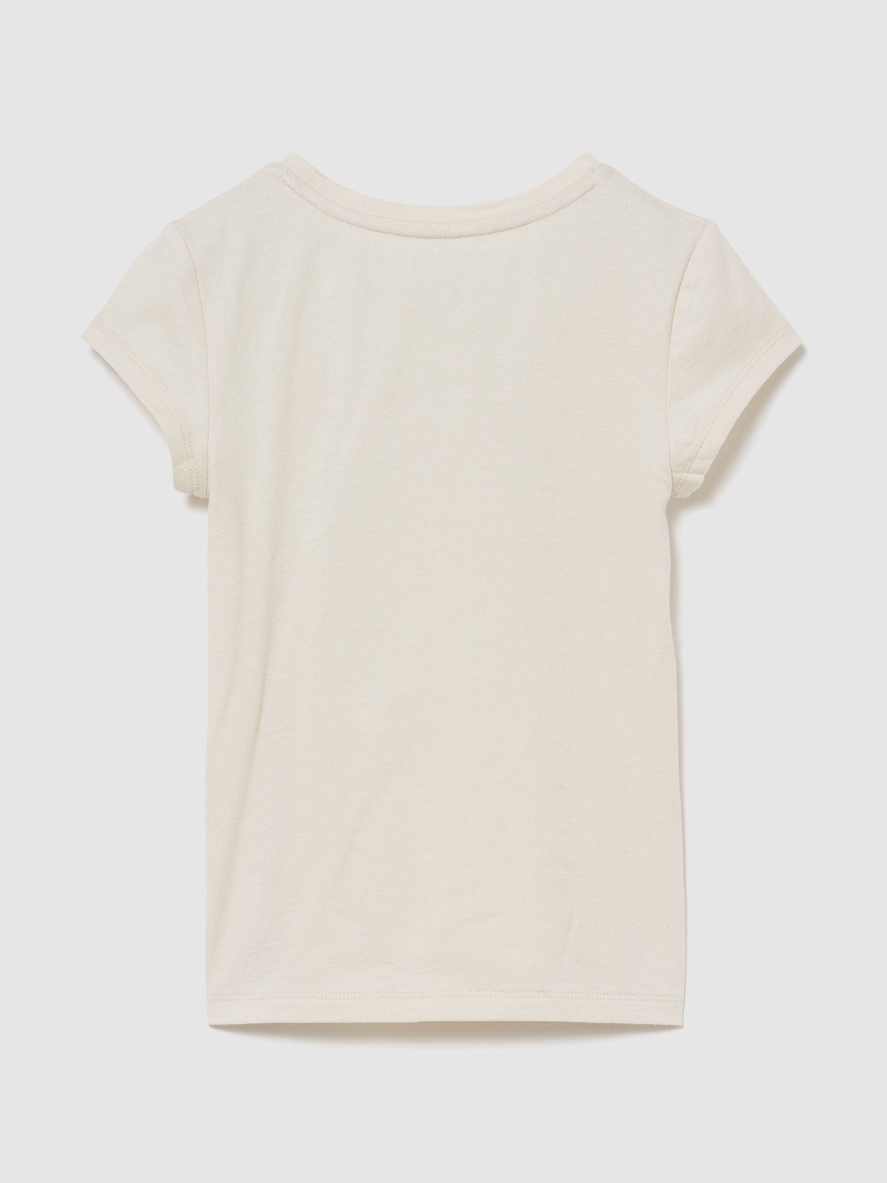 Cream Kids Graphic T-Shirt - Image 2 of 3