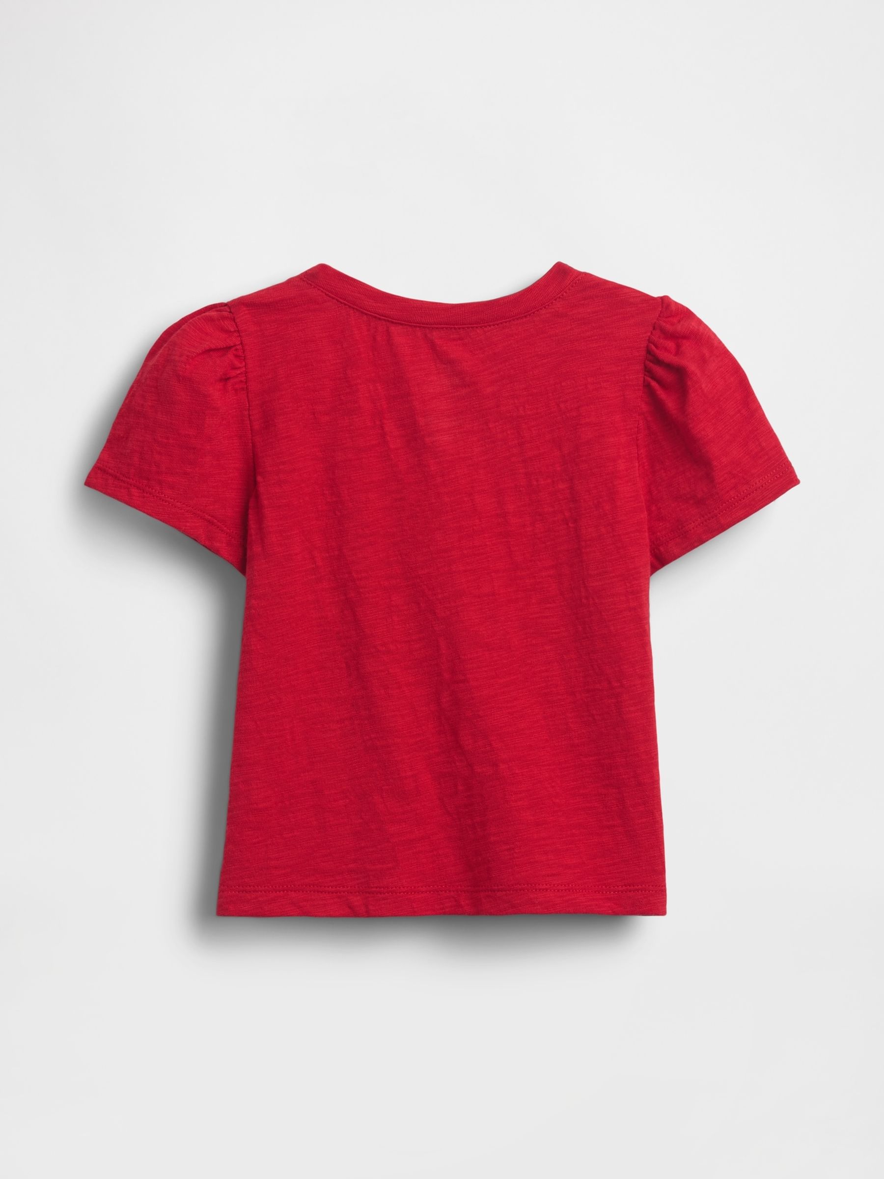 Red Brannan Bear Puff-Sleeve T-Shirt - Image 2 of 3