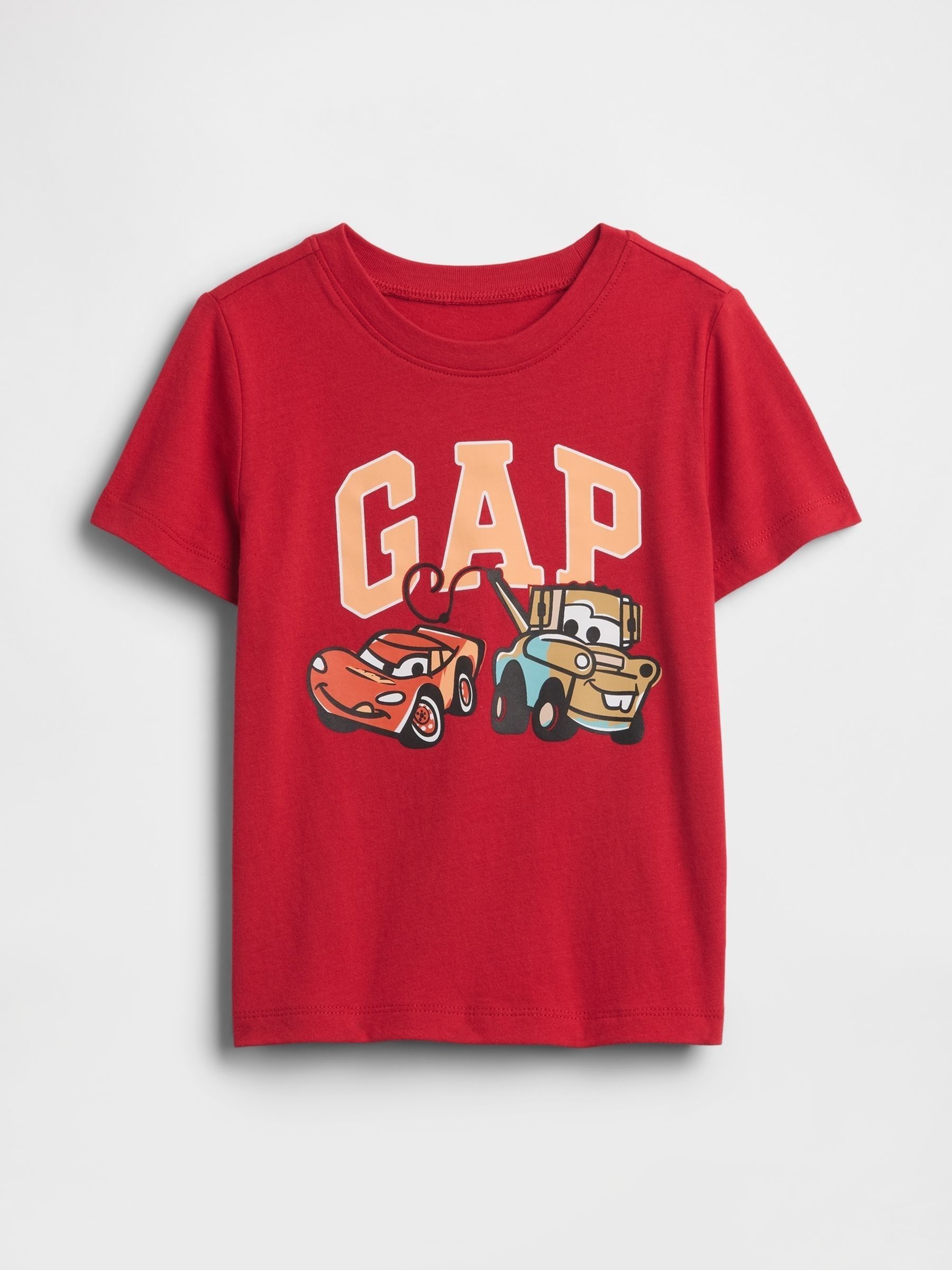 Red Cars Disney Logo Short Sleeve T-shirt - Image 1 of 3 Red Cars Disney Logo Short Sleeve T-shirt - Image 1 of 3