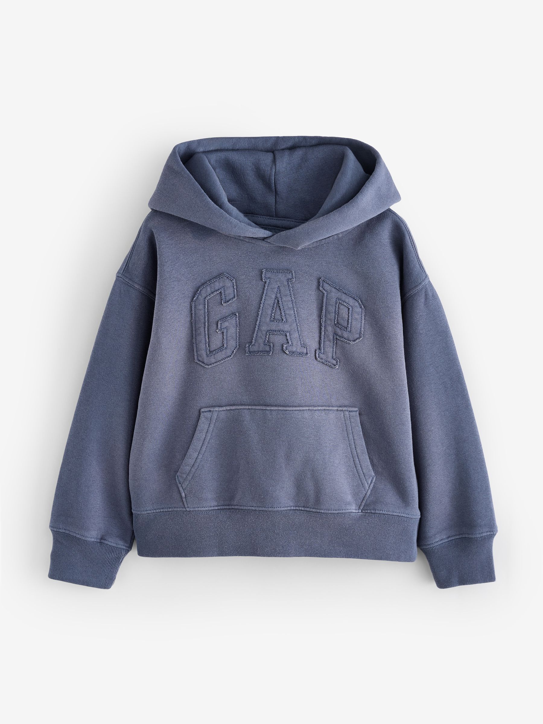 Washed Navy VintageSoft Relaxed Logo Hoodie - Image 1 of 5 Washed Navy VintageSoft Relaxed Logo Hoodie - Image 1 of 5