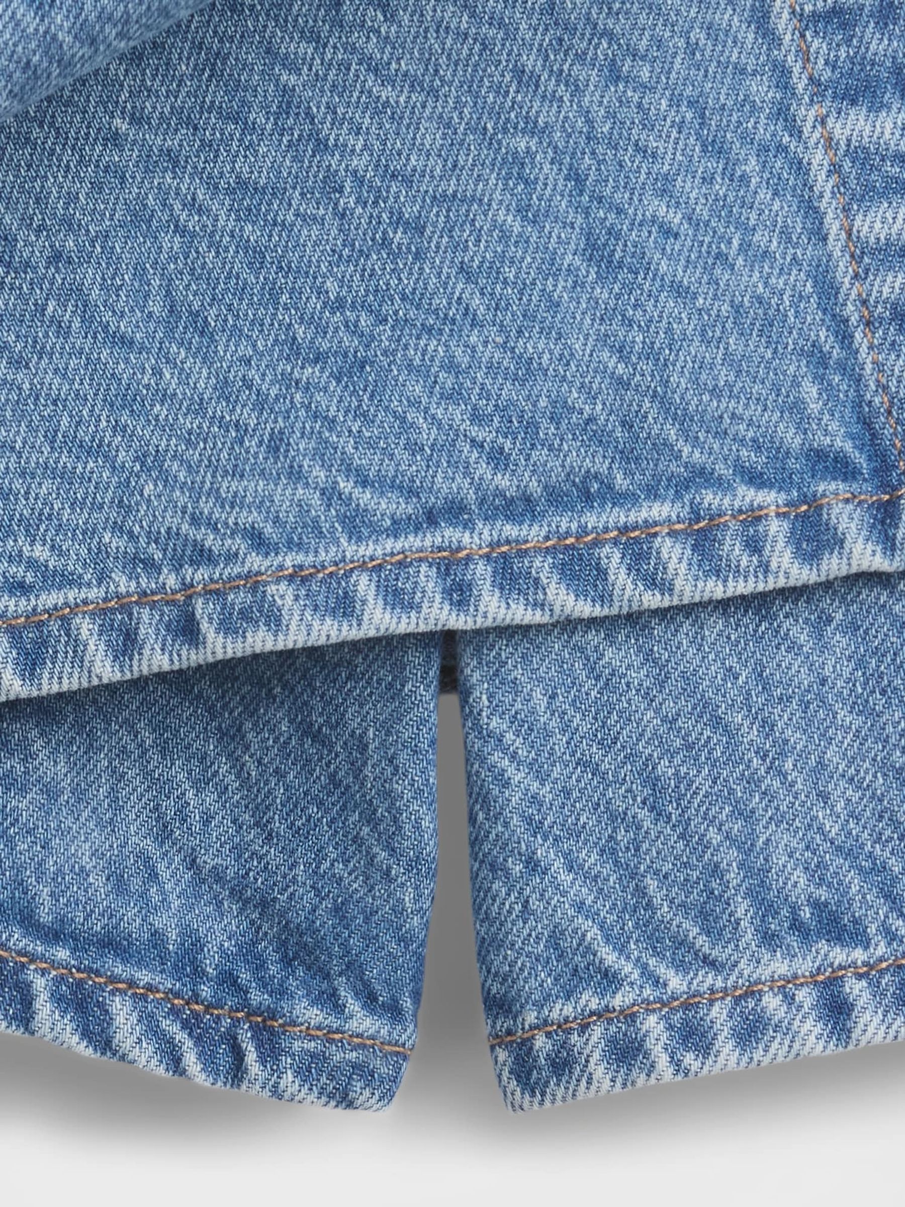 Blue Denim Wrap Skort - Image 2 of 3