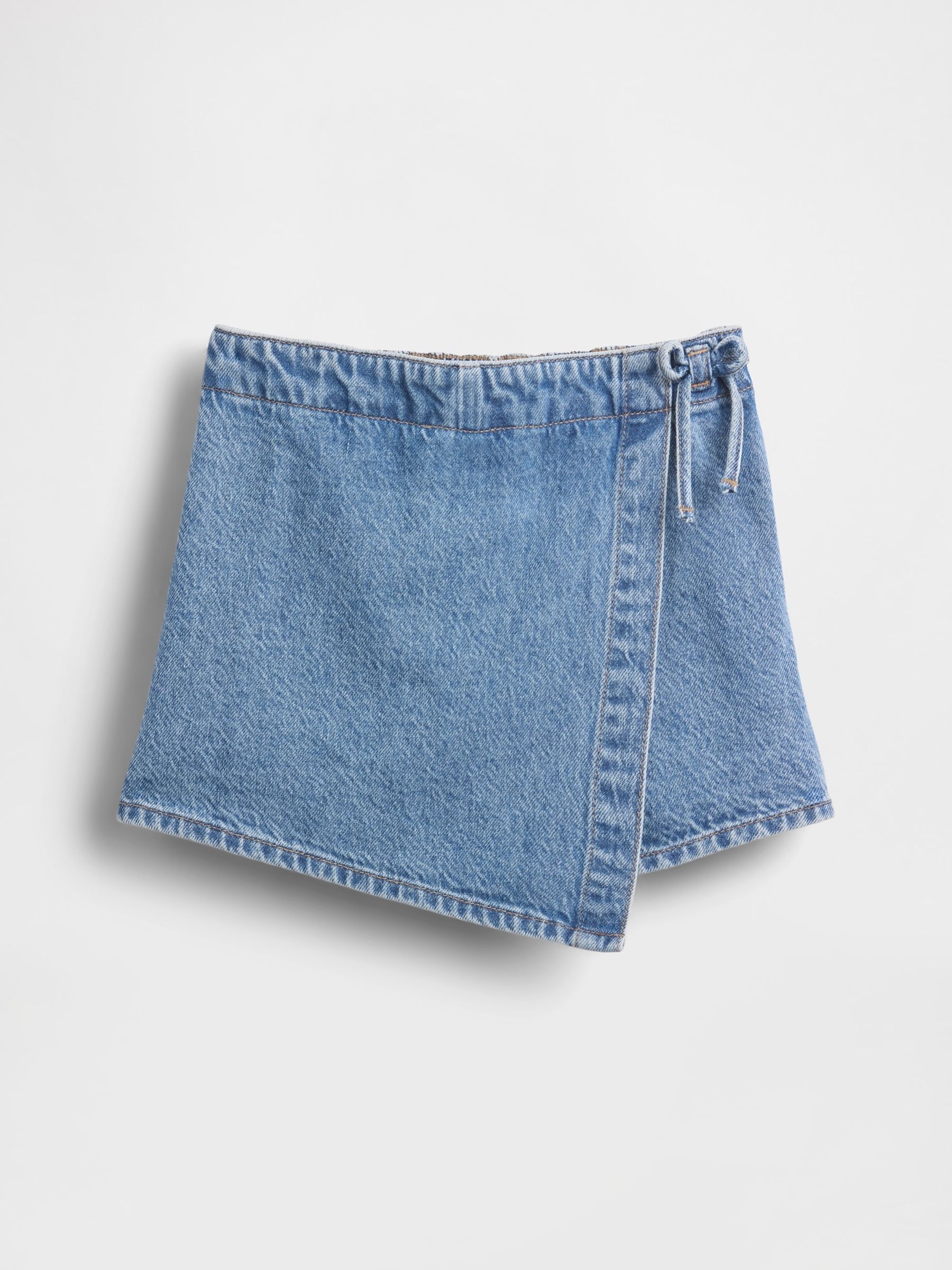 Blue Denim Wrap Skort - Image 3 of 3