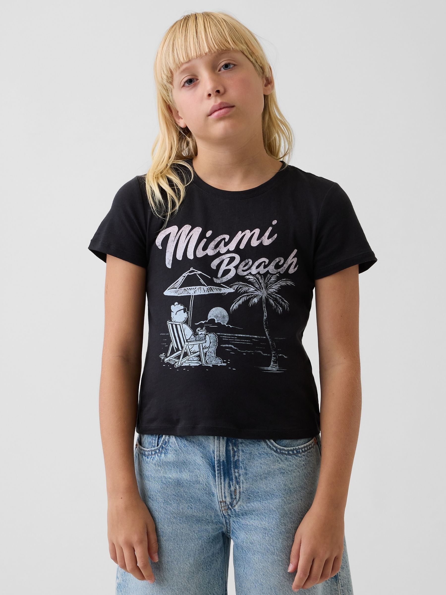 Black Graphic Short Sleeve T-Shirt - Image 1 of 4