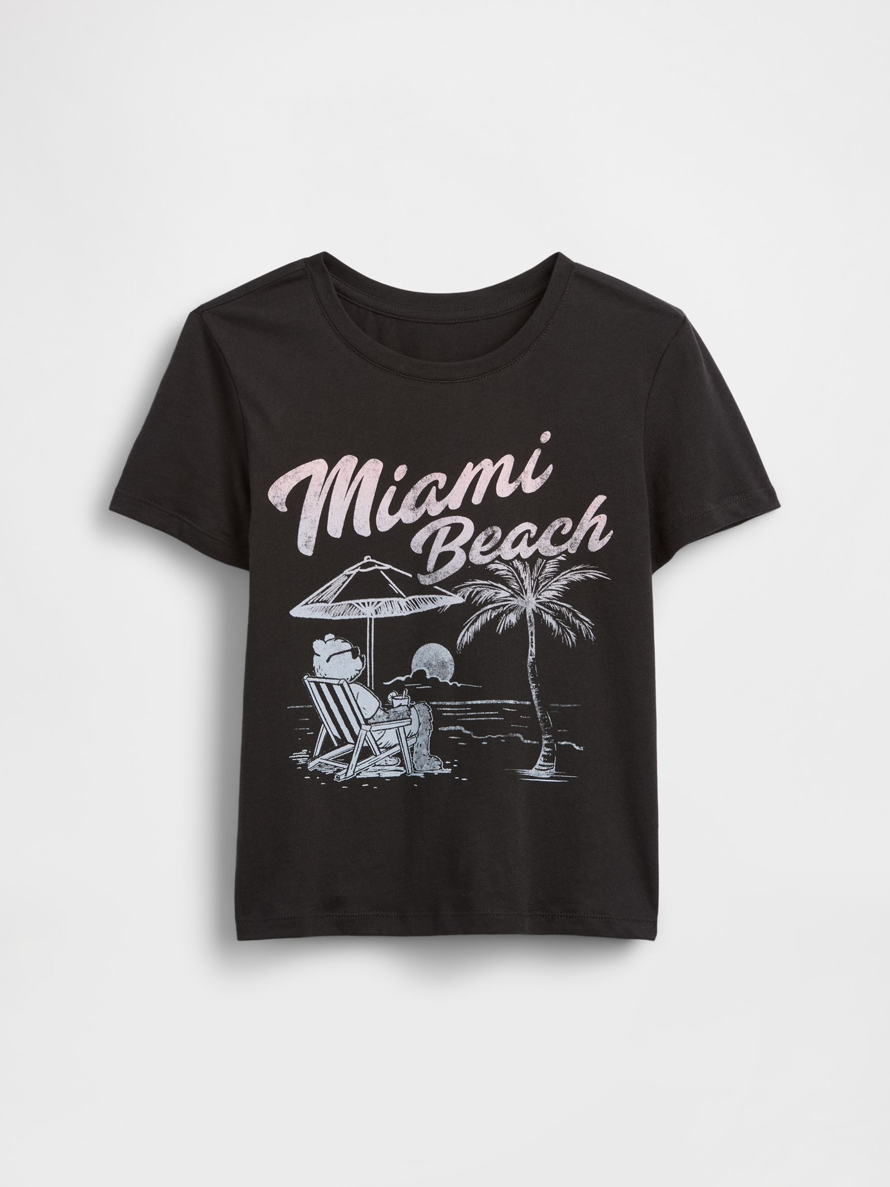 Black Graphic Short Sleeve T-Shirt - Image 3 of 4