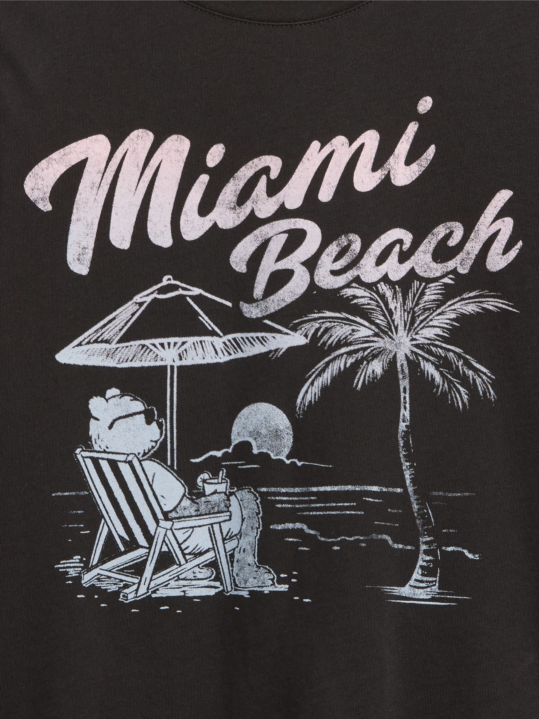 Black Graphic Short Sleeve T-Shirt - Image 4 of 4