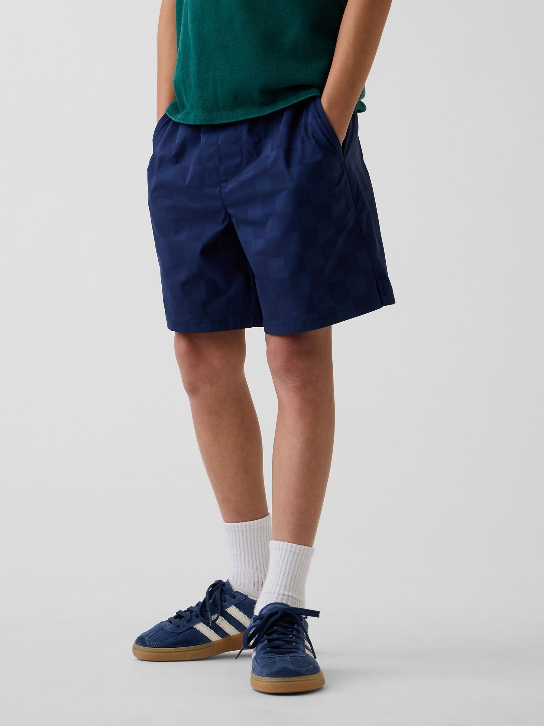 Blue Relaxed Quick-Dry Shorts - Image 1 of 6