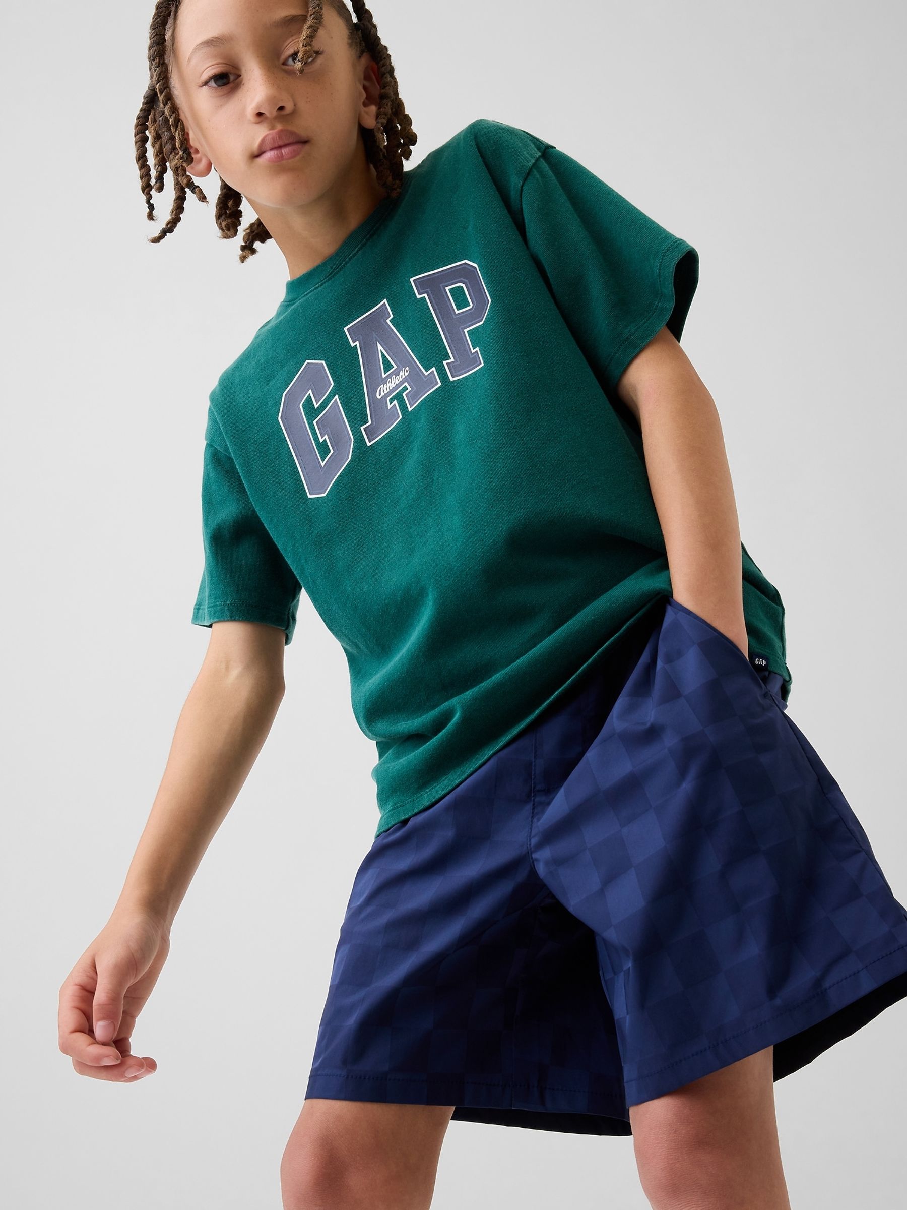 Blue Relaxed Quick-Dry Shorts - Image 3 of 6