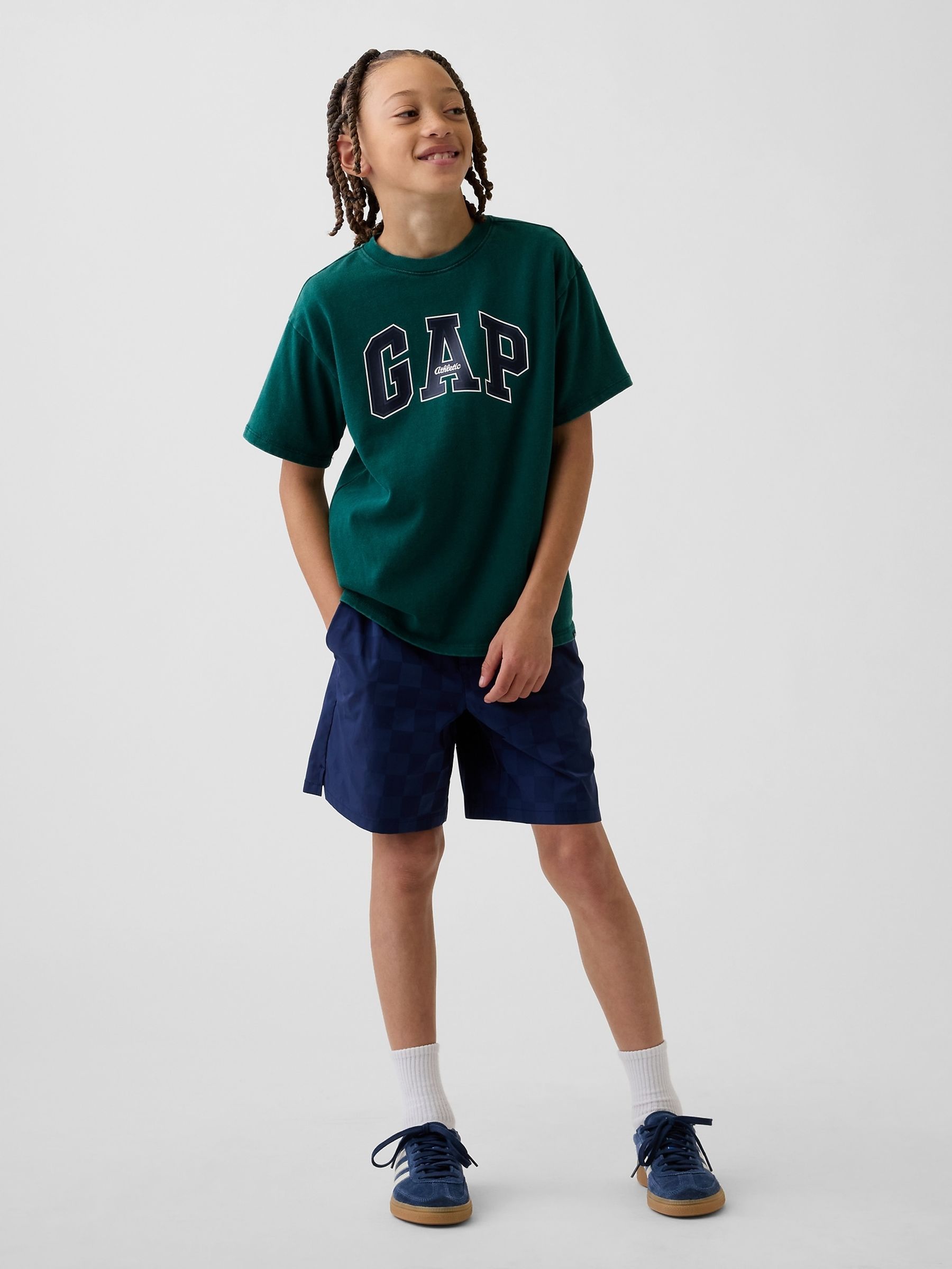 Blue Relaxed Quick-Dry Shorts - Image 5 of 6