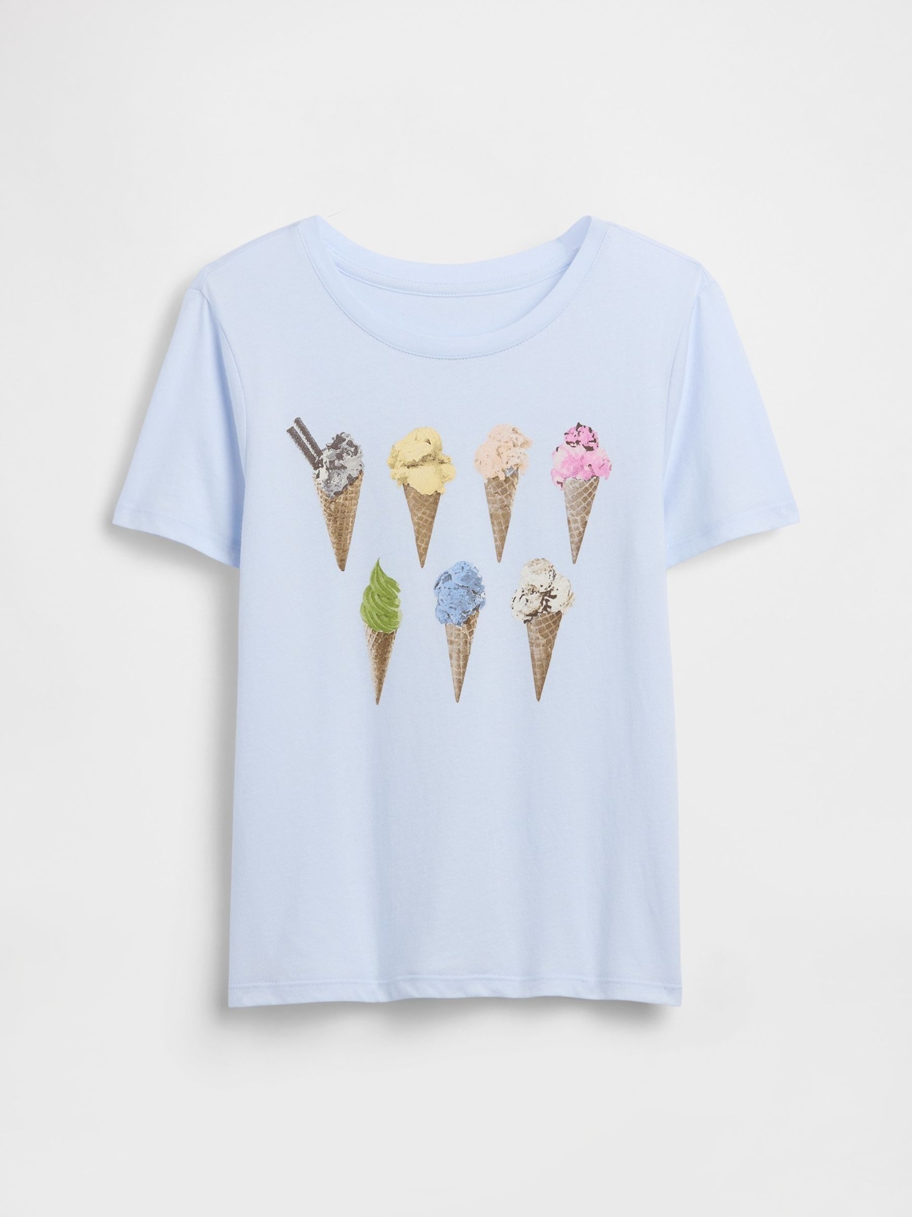 Blue Graphic Short Sleeve T-Shirt - Image 3 of 4