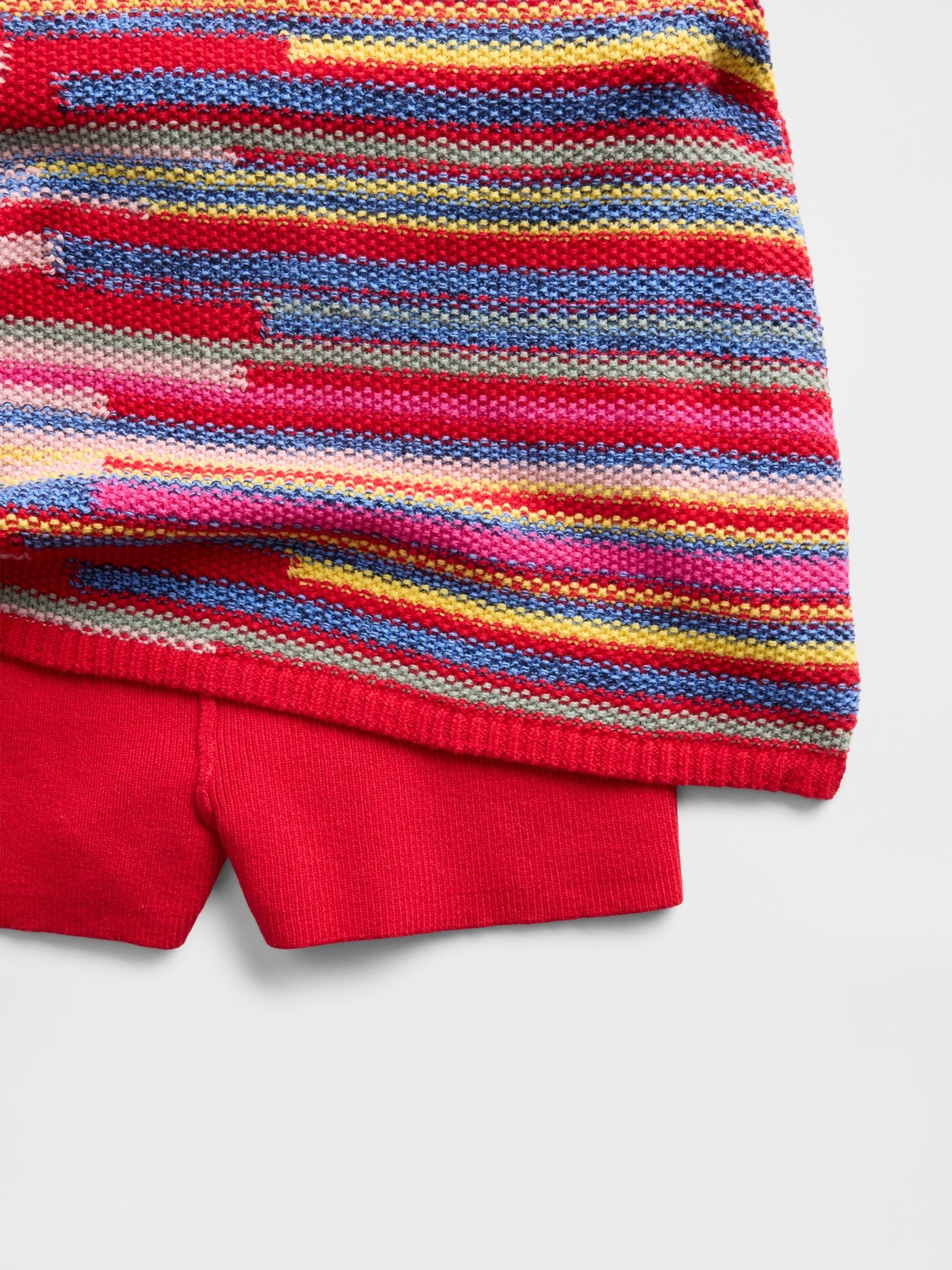 Multi Stripe Mini Knitted Skort - Image 5 of 5