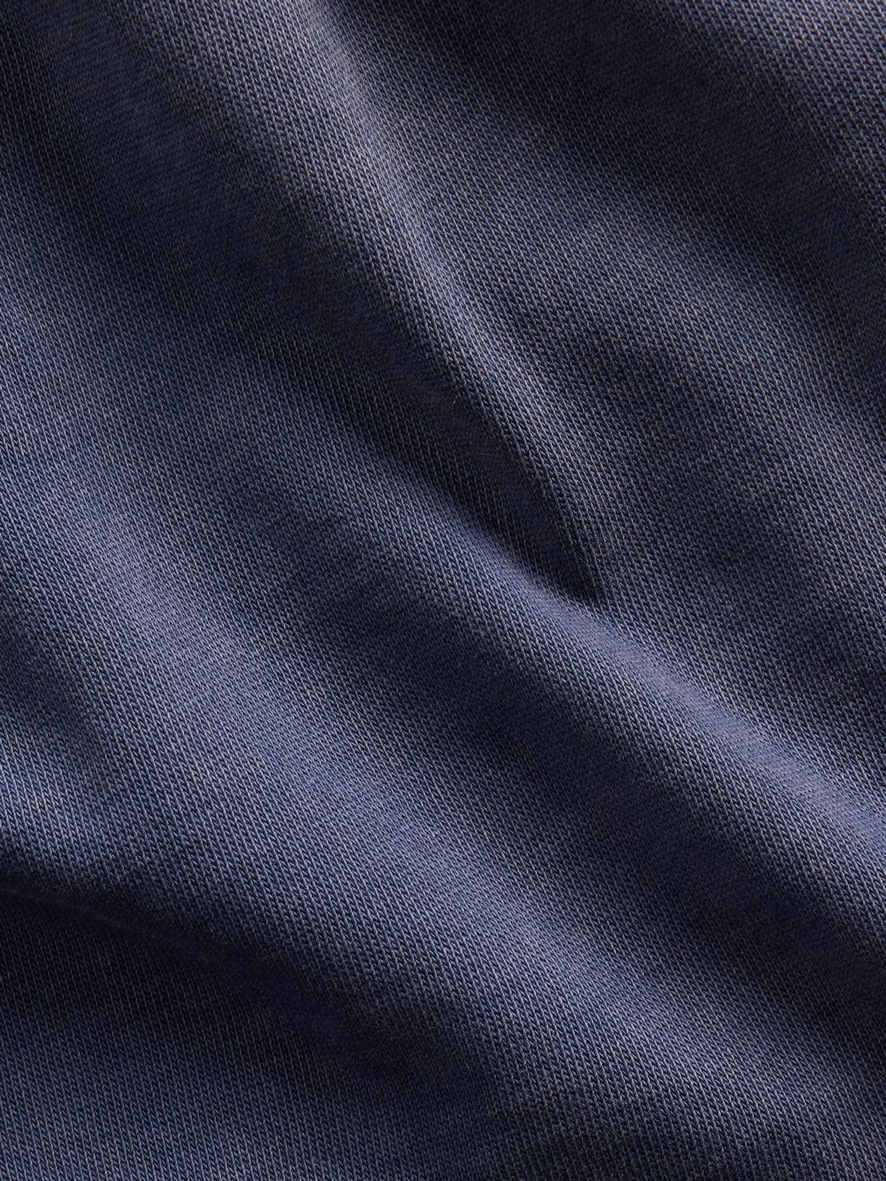 Navy 3.5 inch VintageSoft French Terry Relaxed Sweat Shorts - Image 5 of 5